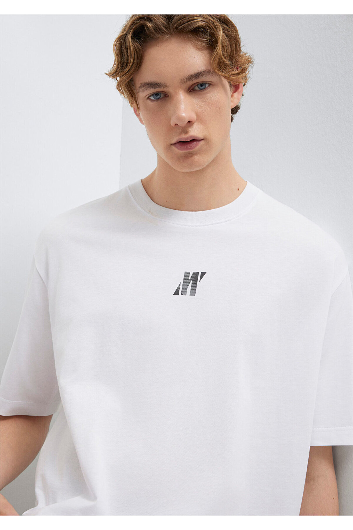 Mavi Pro Beyaz Tişört Relaxed Fit / Rahat Kesim 0613444-620 görsel 2