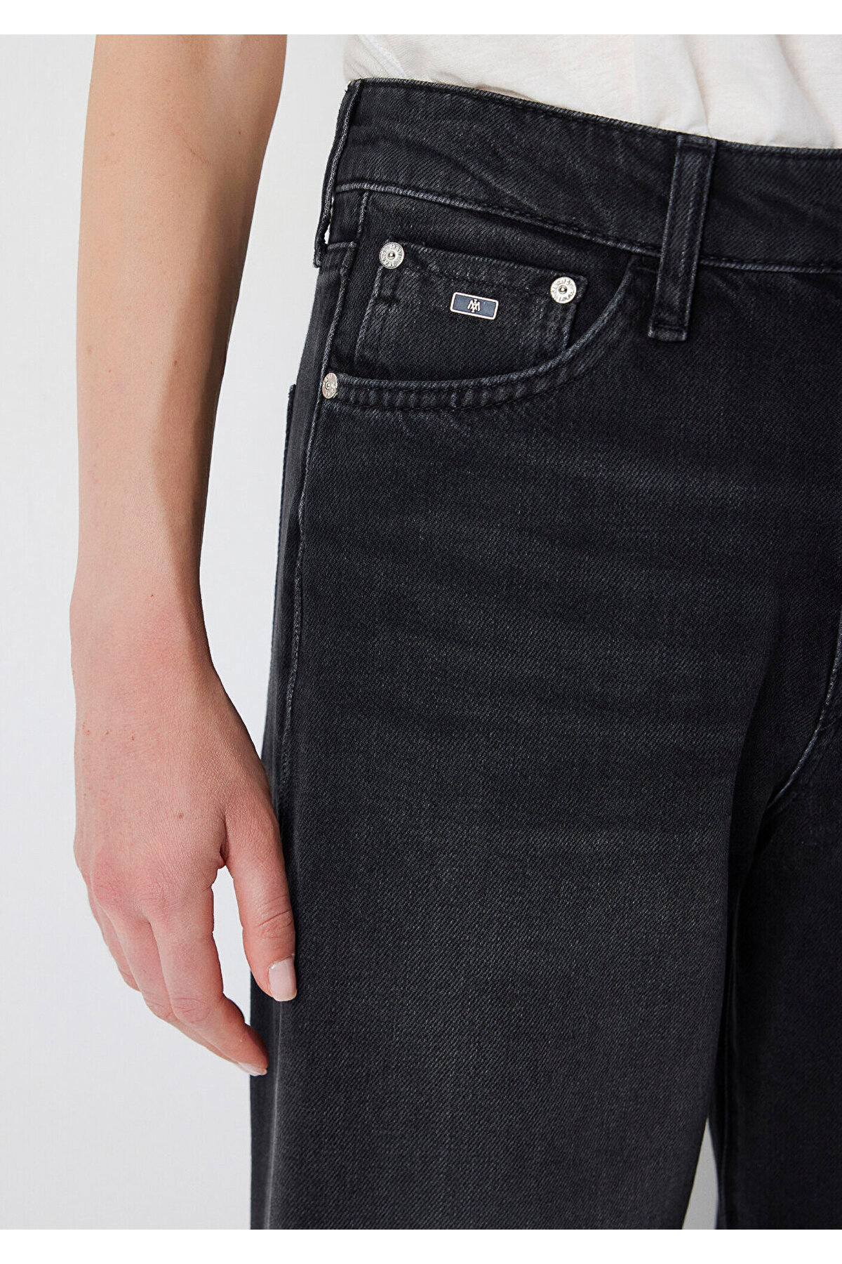 Mavi Genova Edition Çizgili Jean Pantolon 1021023-A4202 görsel 7