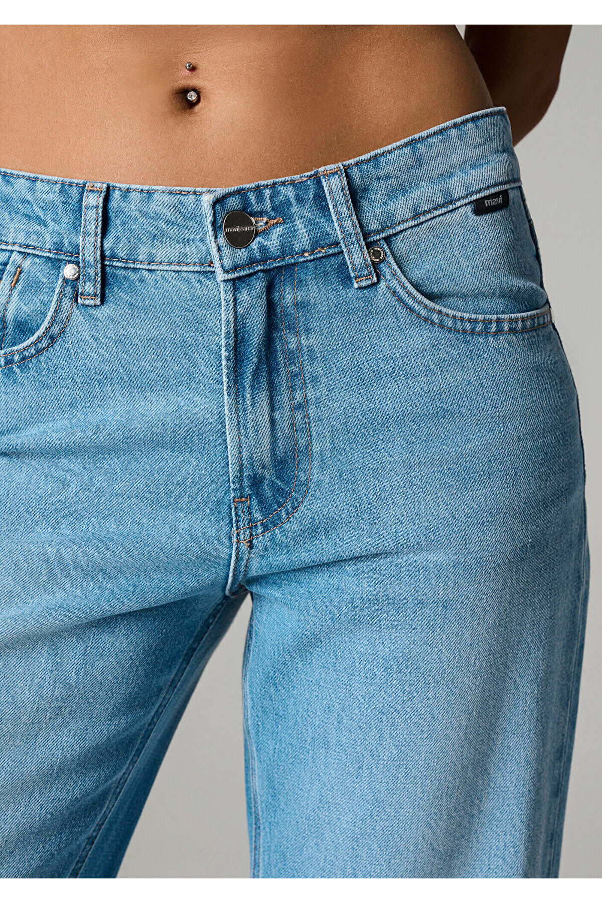 Mavi Taylor Iconic Puslu Açık Jean Pantolon 1010840-A1563 görsel 8