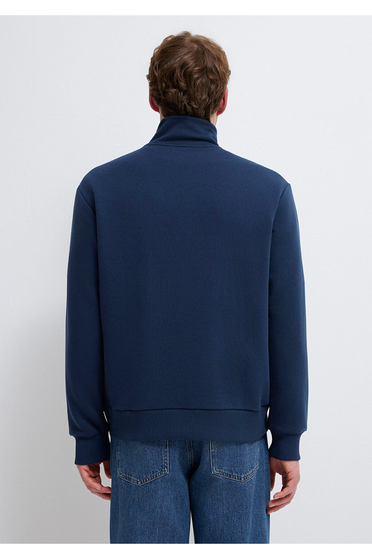 Mavi Yarı Fermuarlı Lacivert Sweatshirt 0S10465-70497 görsel 5