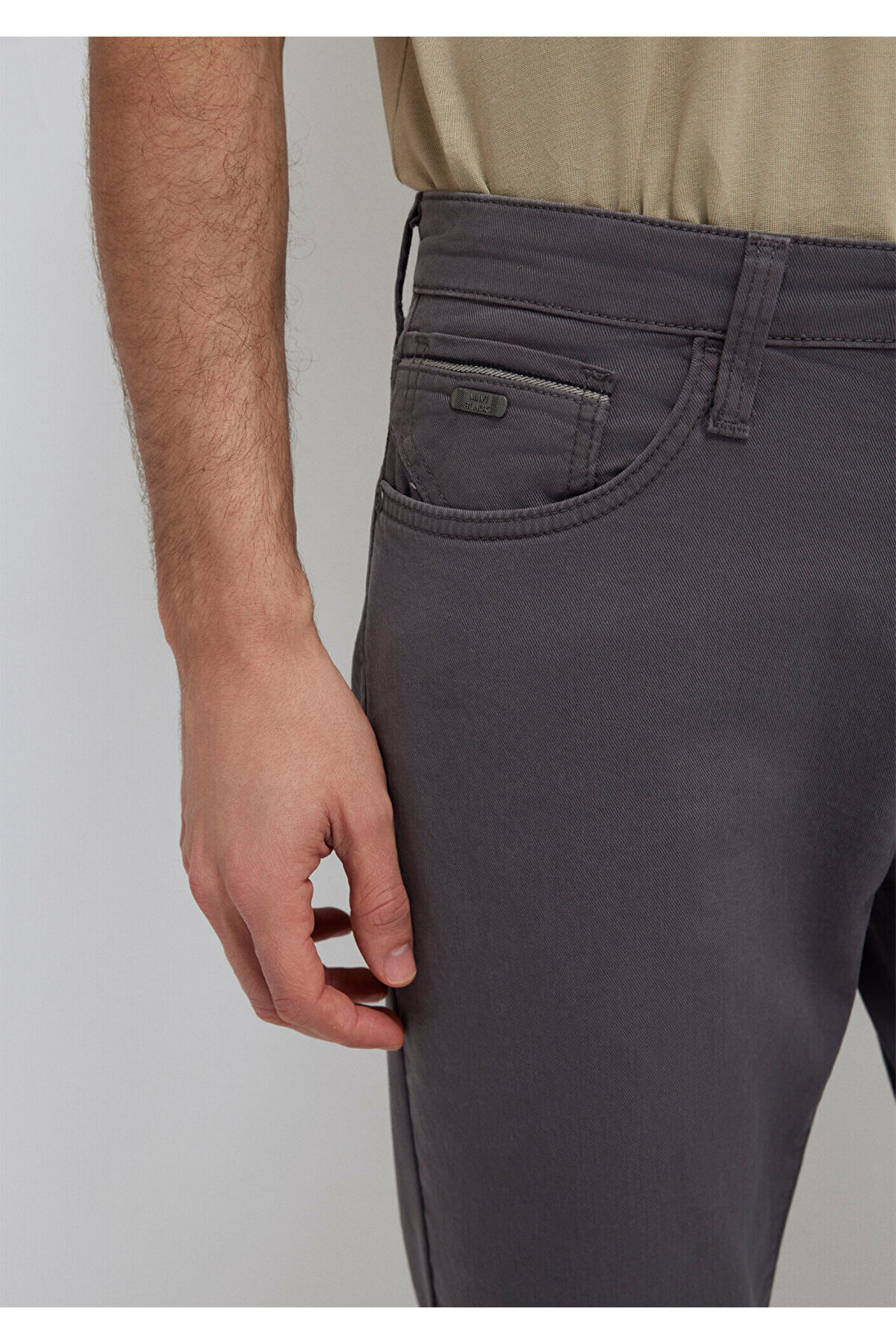 Mavi Marcus Black Antrasit Gabardin Pantolon 00351A2794 görsel 8