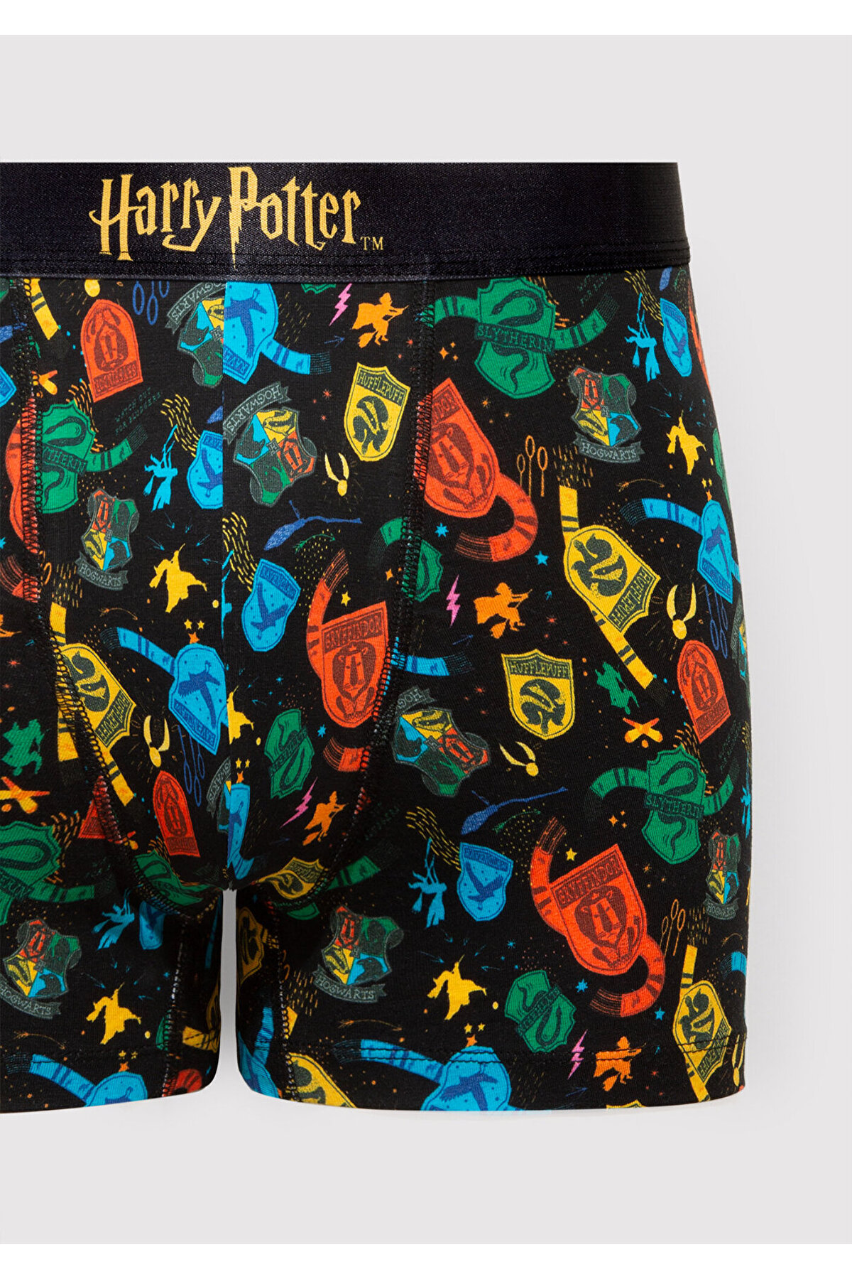 Mavi Harry Potter Baskılı Siyah Boxer 0912218-900 görsel 2