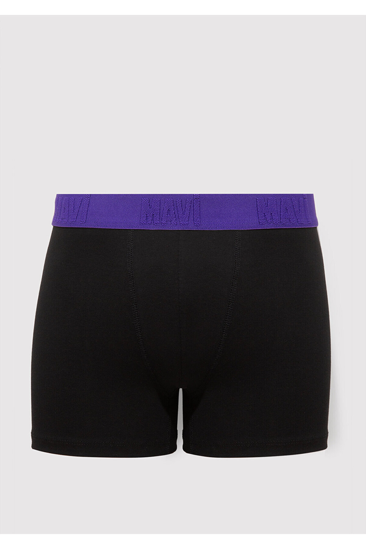 Mavi 3lü Siyah Basic Boxer 0912269-900 görsel 2
