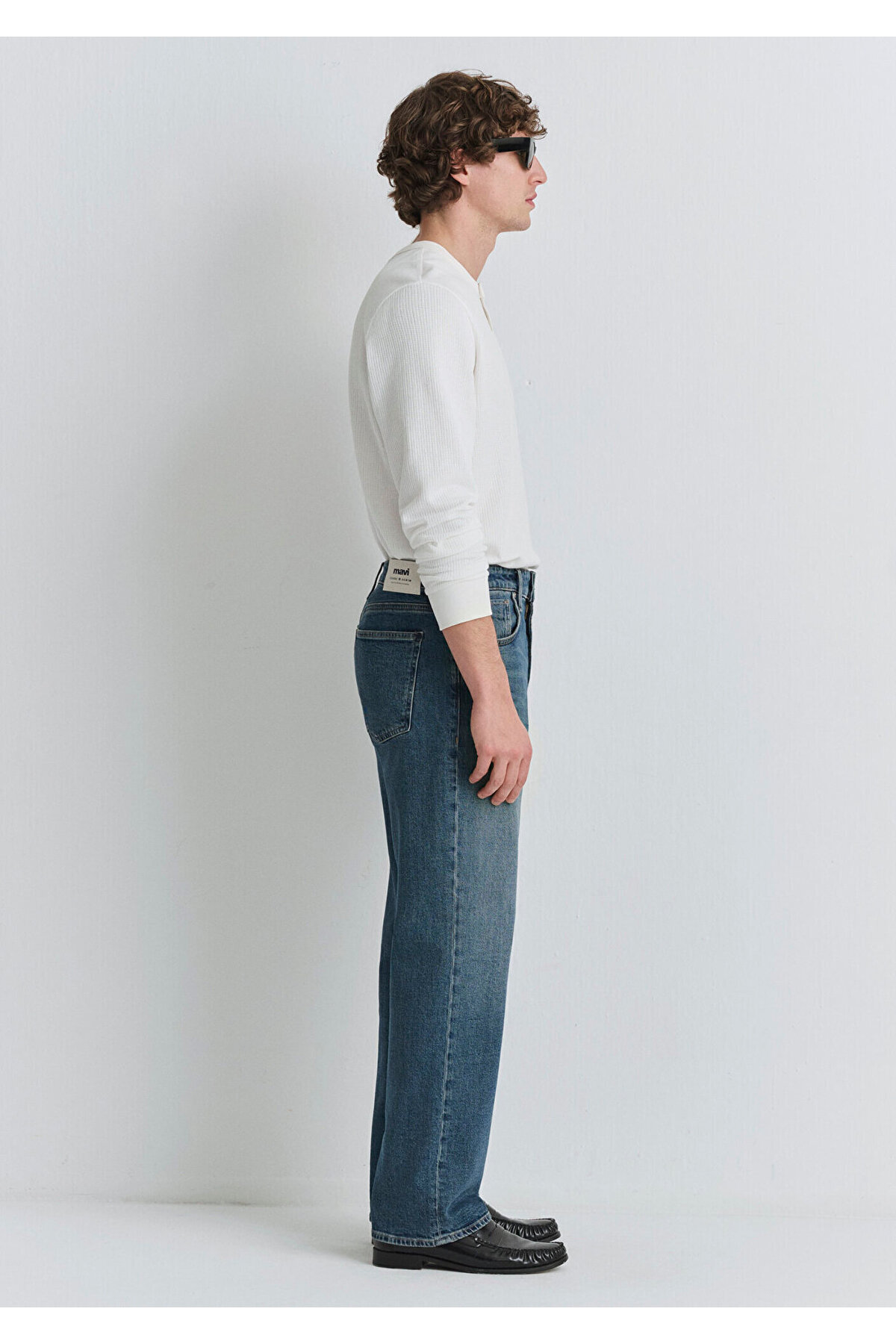 Mavi Marlon Classic Denim Puslu Jean Pantolon 0019166-87850 görsel 5