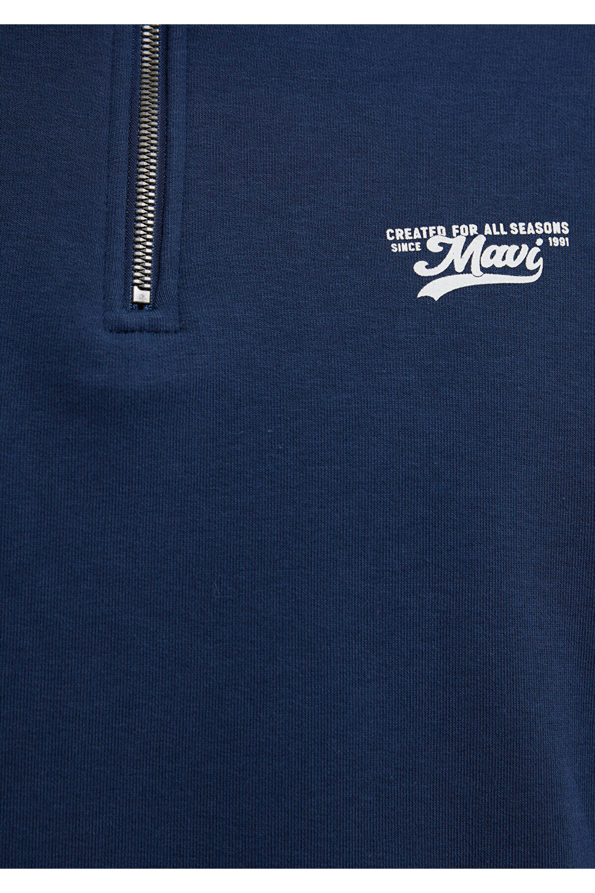 Mavi Yarı Fermuarlı Lacivert Sweatshirt 0S10465-70497 görsel 8