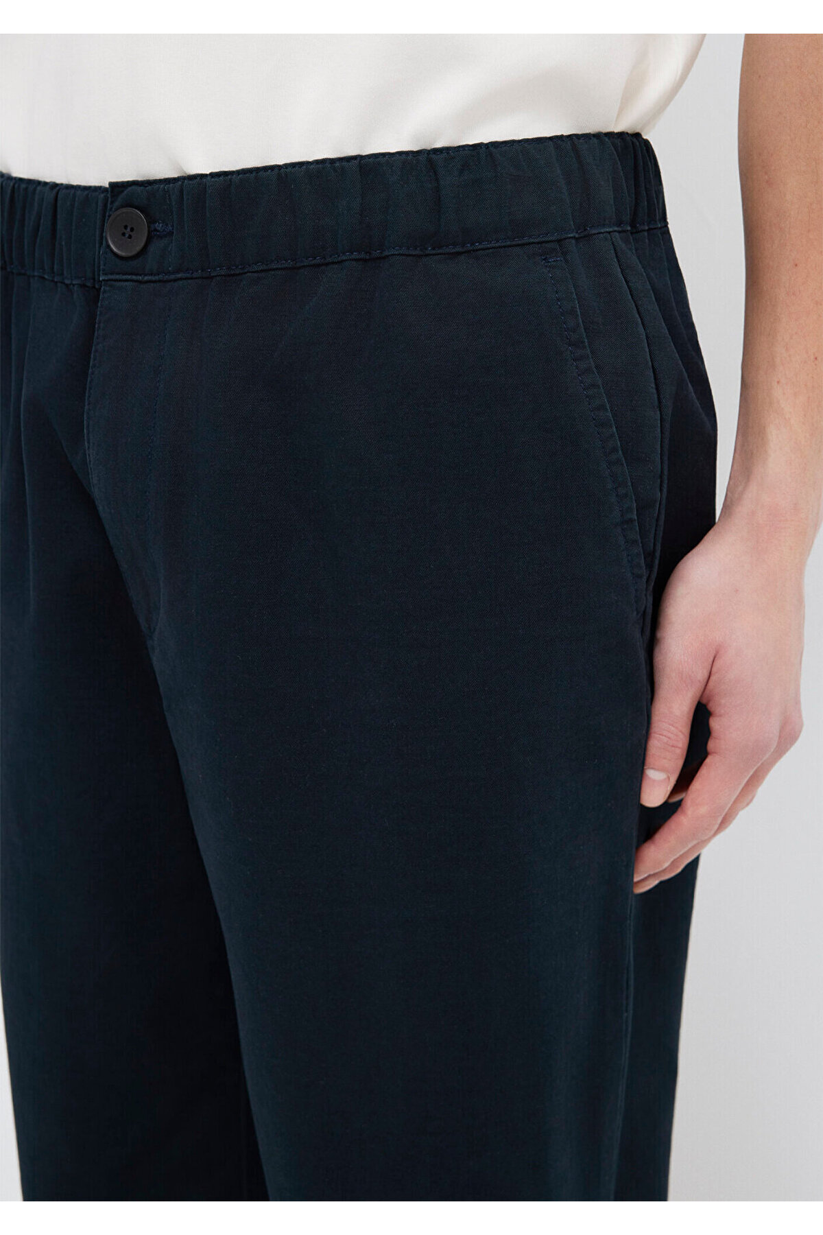 Mavi Beli Lastikli Lacivert Pantolon 0010610-71379 görsel 6