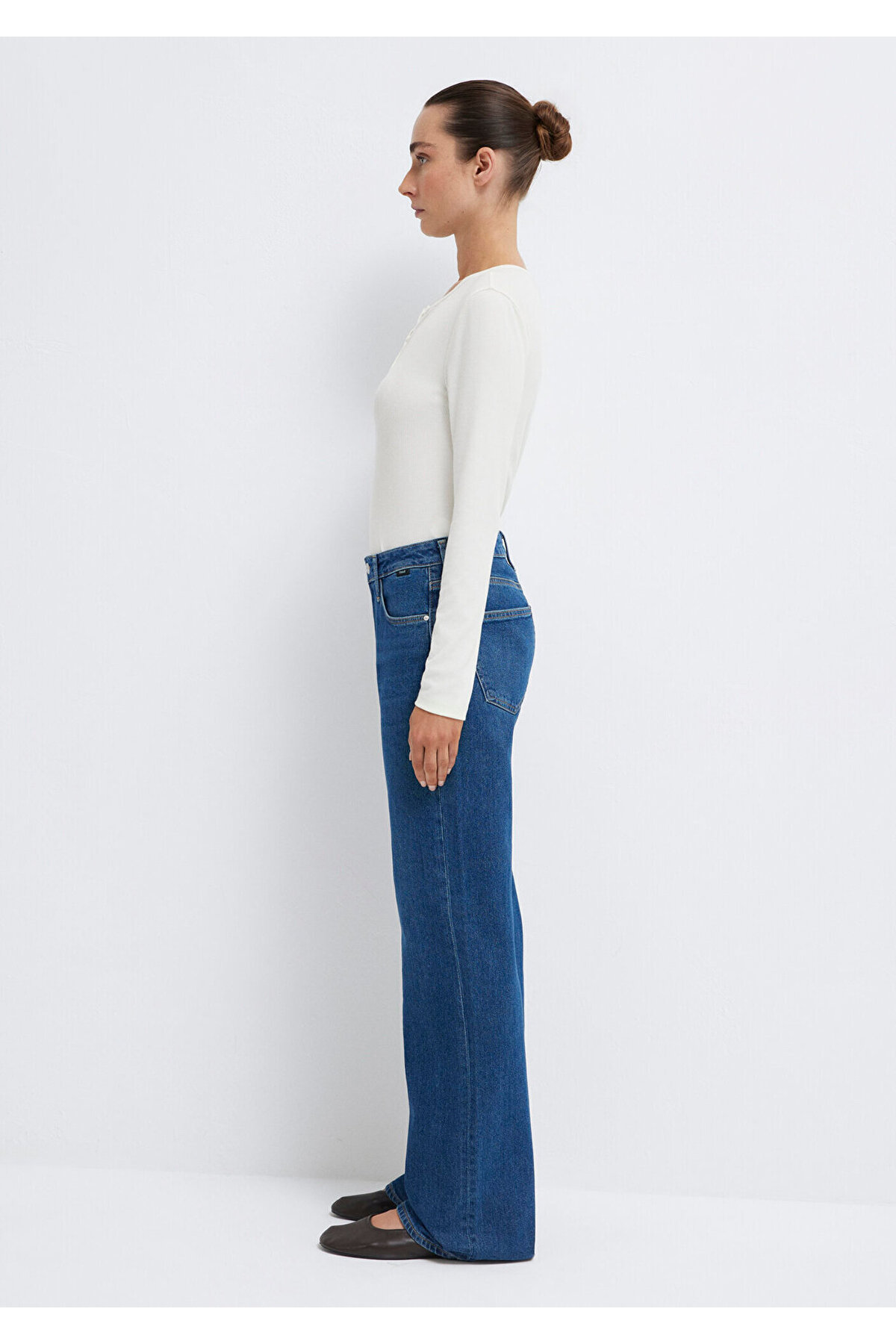 Mavi Ibiza Real Blue Gölgeli Koyu Jean Pantolon 1010530-90504 görsel 4