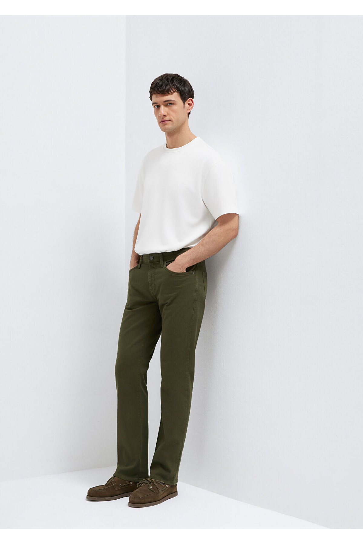 Mavi Martin Yeşil Gabardin Pantolon 00378A3057 görsel 2
