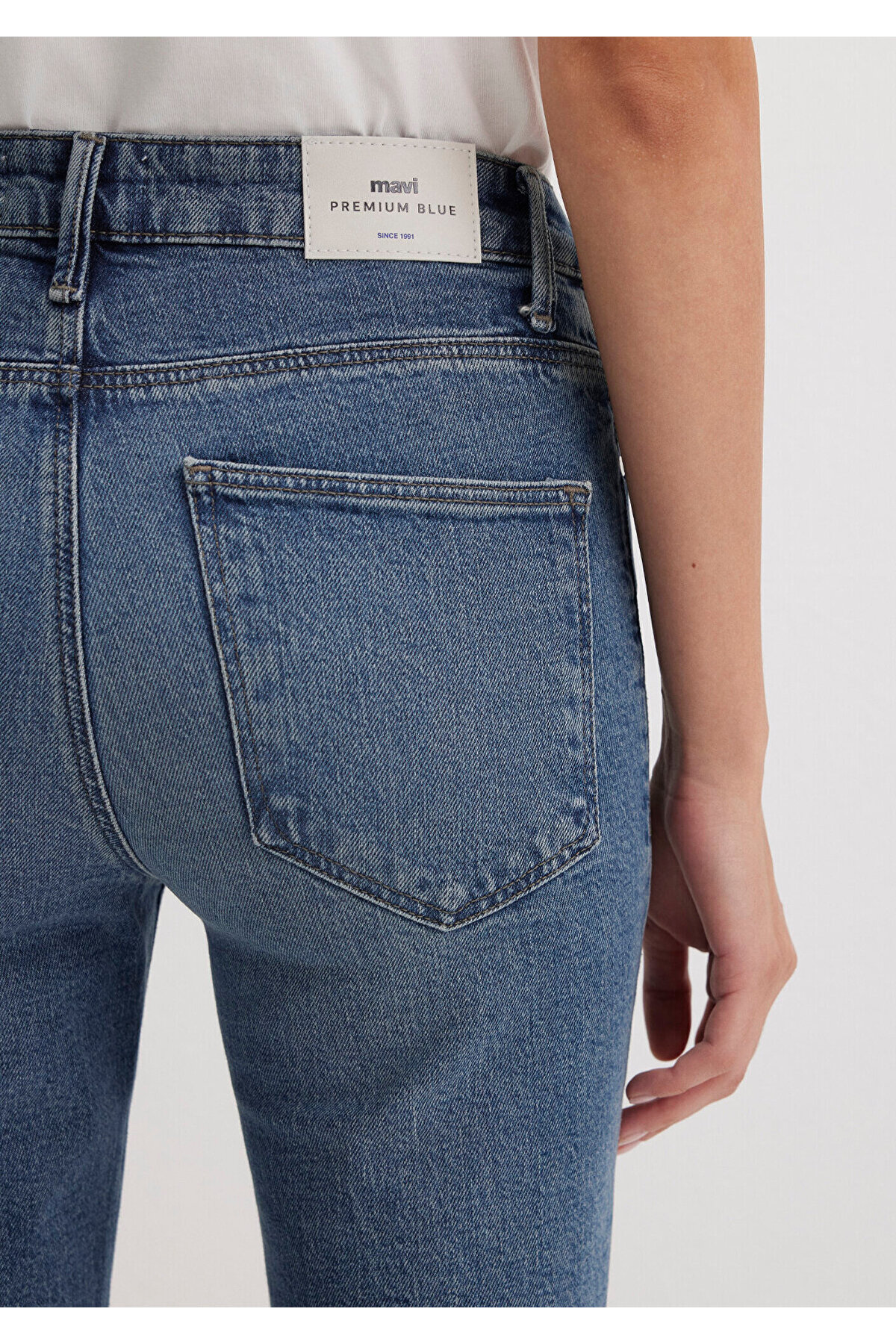 Mavi Viola Premium Blue Vintage Koyu Jean Pantolon 101048-89176 görsel 7