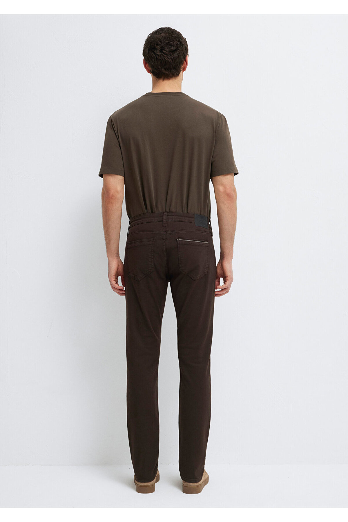 Mavi Jake Black Koyu Kahverengi Gabardin Pantolon 0042290686 görsel 5