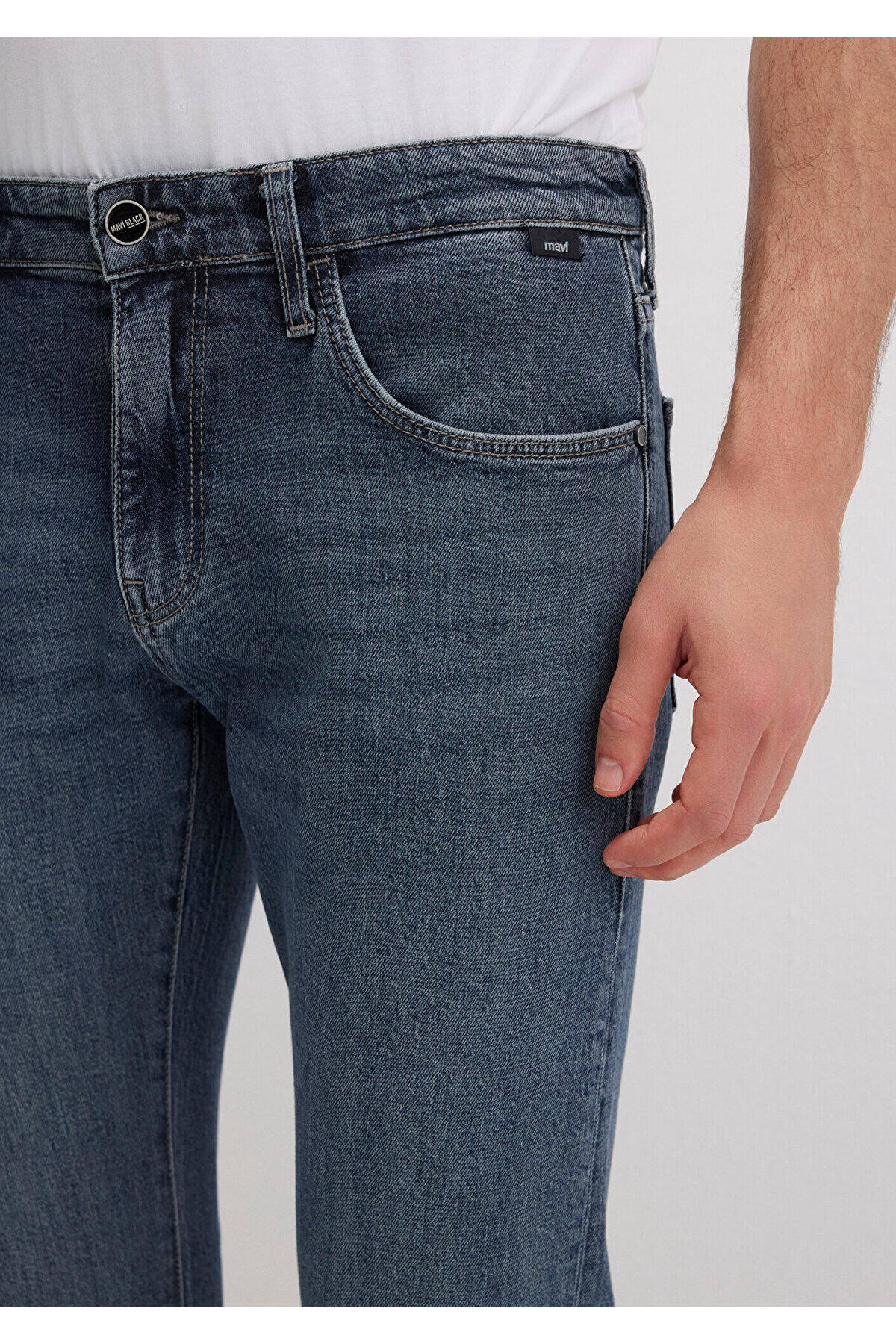 Mavi James Black Puslu Koyu Jean Pantolon 0042489342 görsel 6