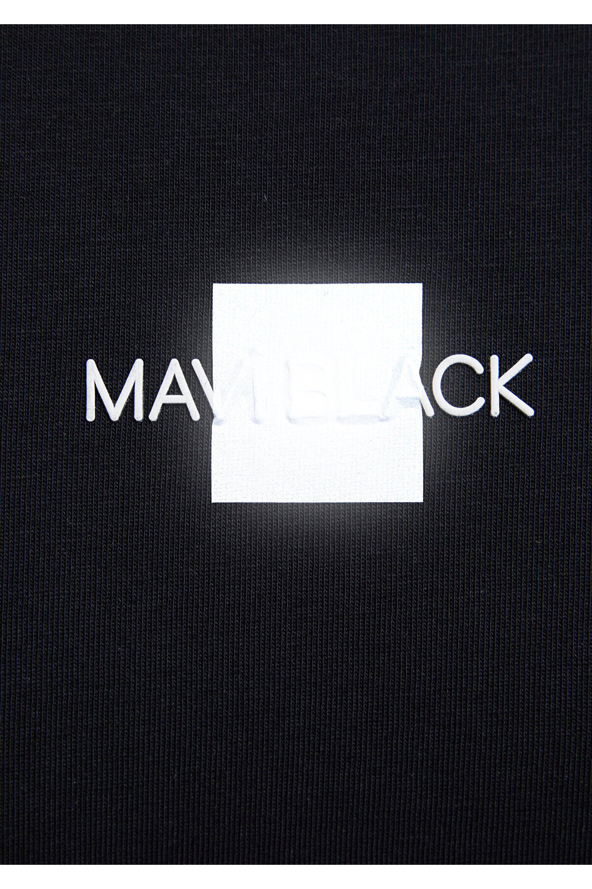 Mavi Black Reflektörlü Siyah Tişört Loose Fit / Bol Rahat Kesim 0613132-900 görsel 8