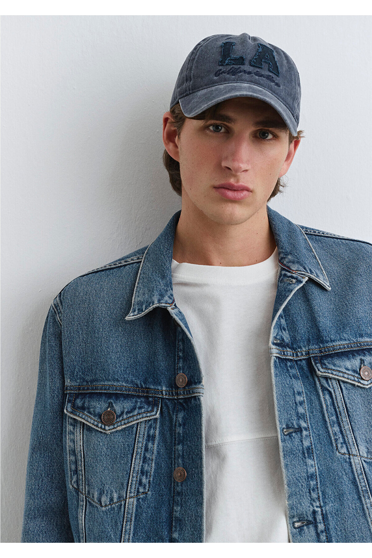 Mavi Ray Classic Denim Vintage İndigo Mavisi Jean Ceket 0110273-89412 görsel 7