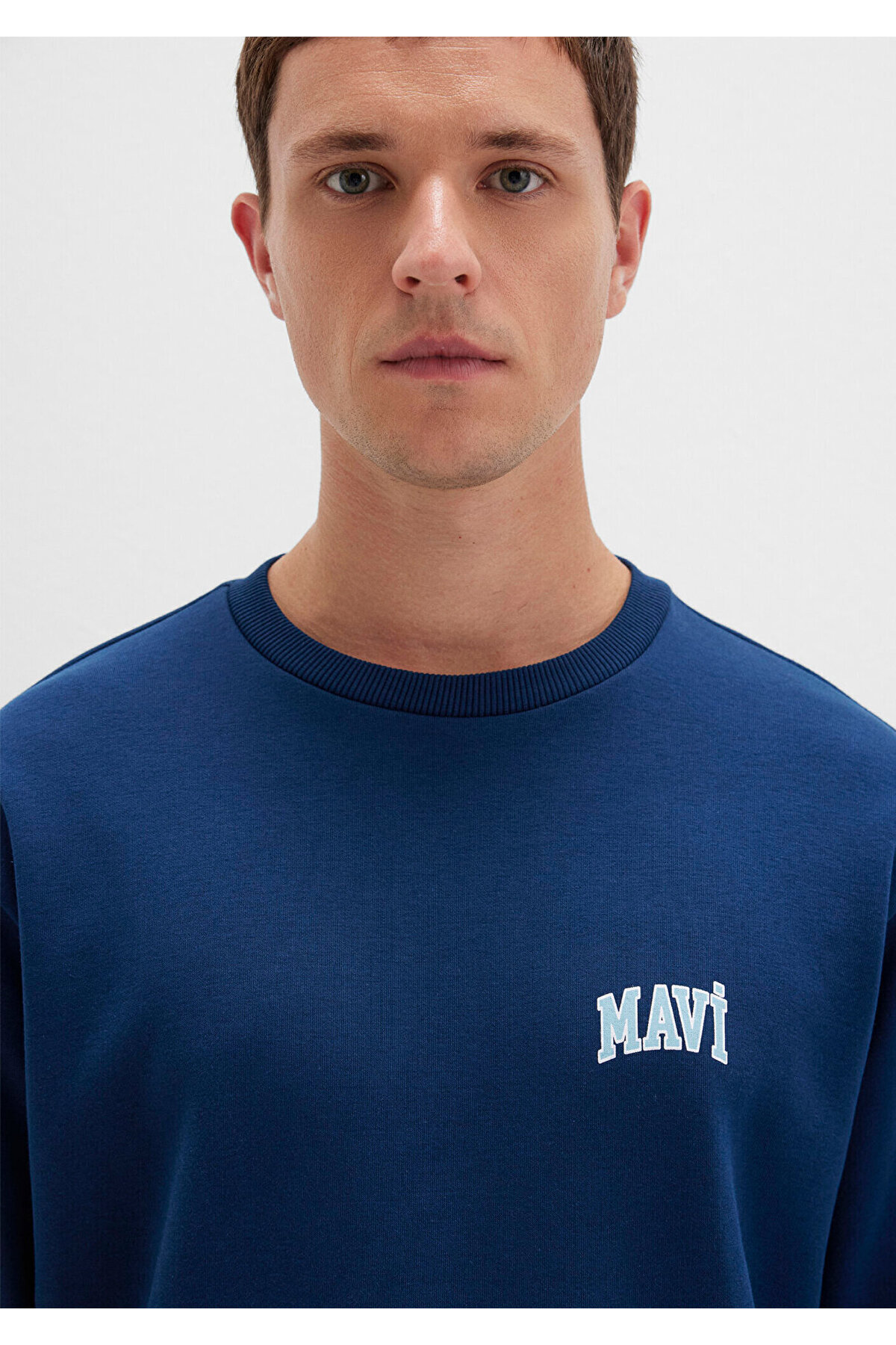 Mavi Logo Baskılı Sweatshirt 0611716-89353 görsel 6