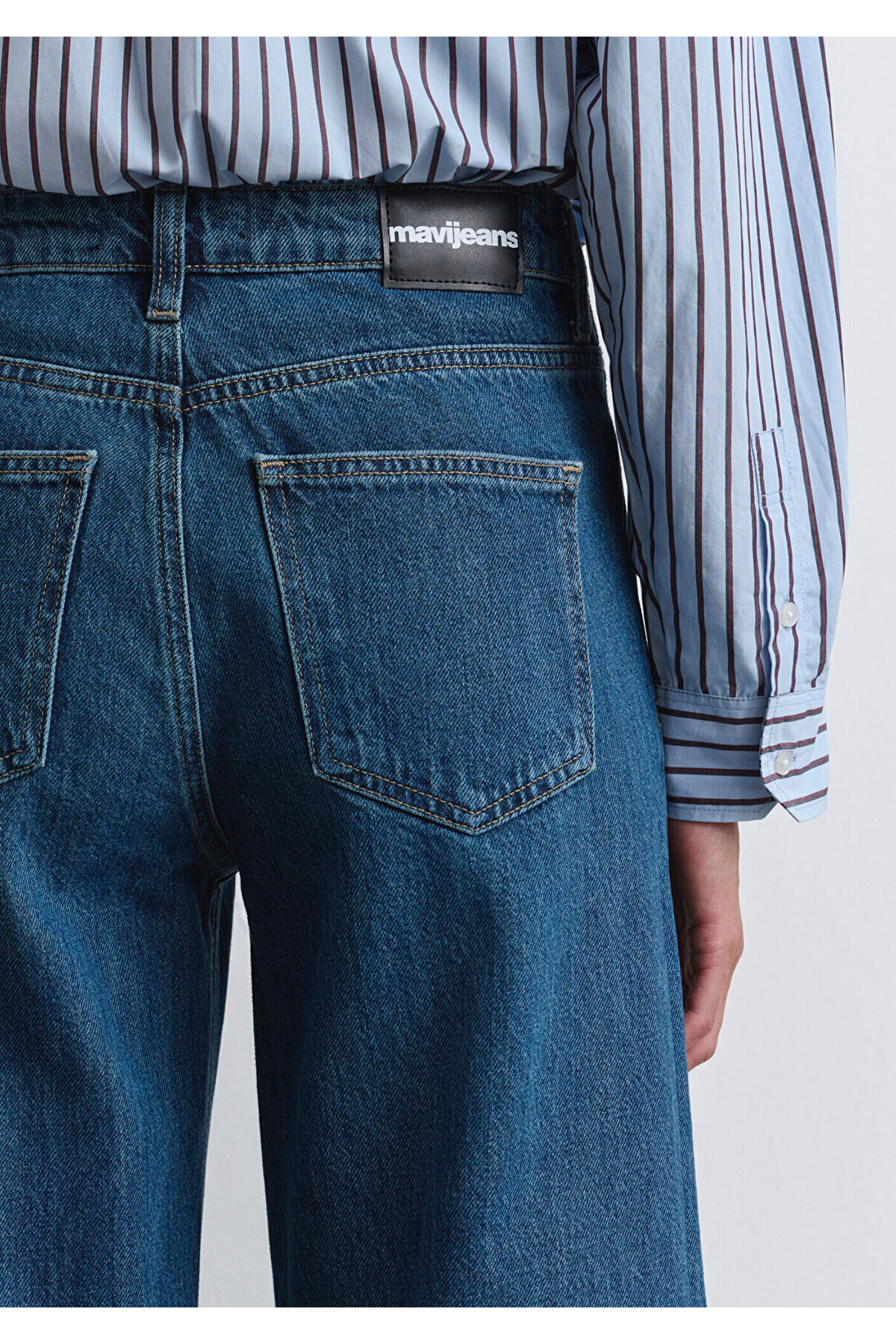Mavi Malibu Iconic Puslu Koyu Jean Pantolon 1010152-90516 görsel 8
