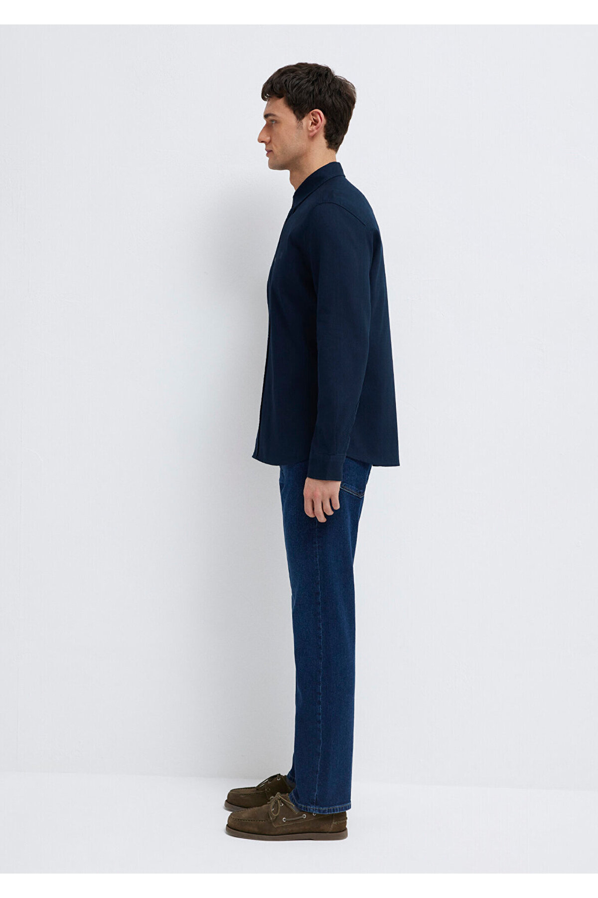 Mavi Lacivert Gömlek Slim Fit / Dar Kesim 0211656-80872 görsel 4