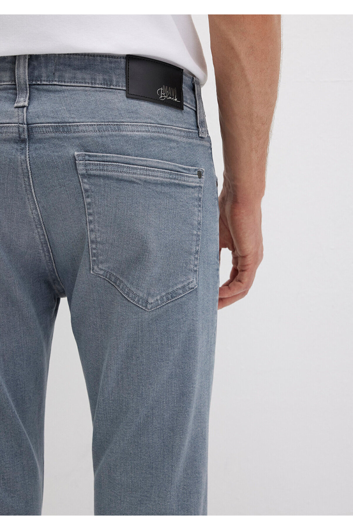 Mavi James Lux Black Gri Smoke Jean Pantolon 0042489350 görsel 7