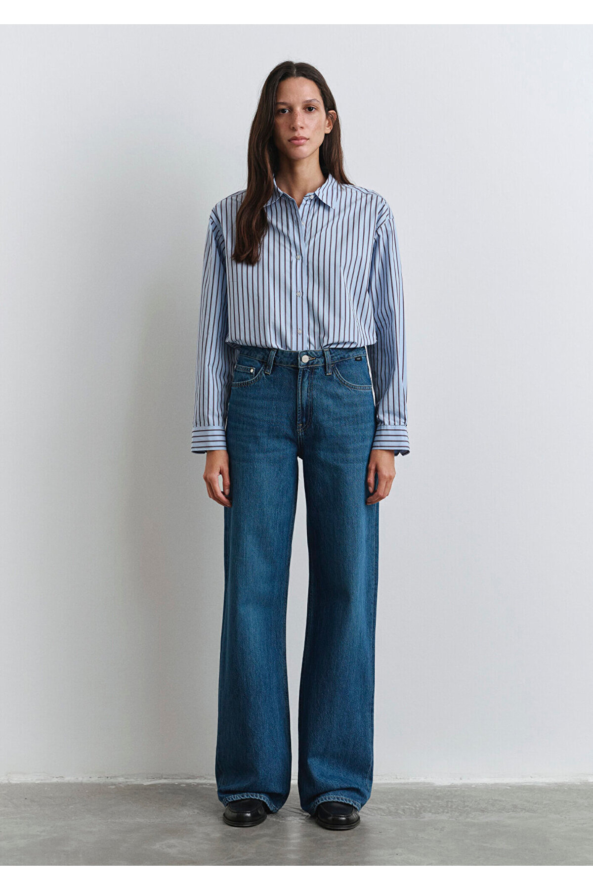 Mavi Malibu Iconic Puslu Koyu Jean Pantolon 1010152-90516 görsel 3