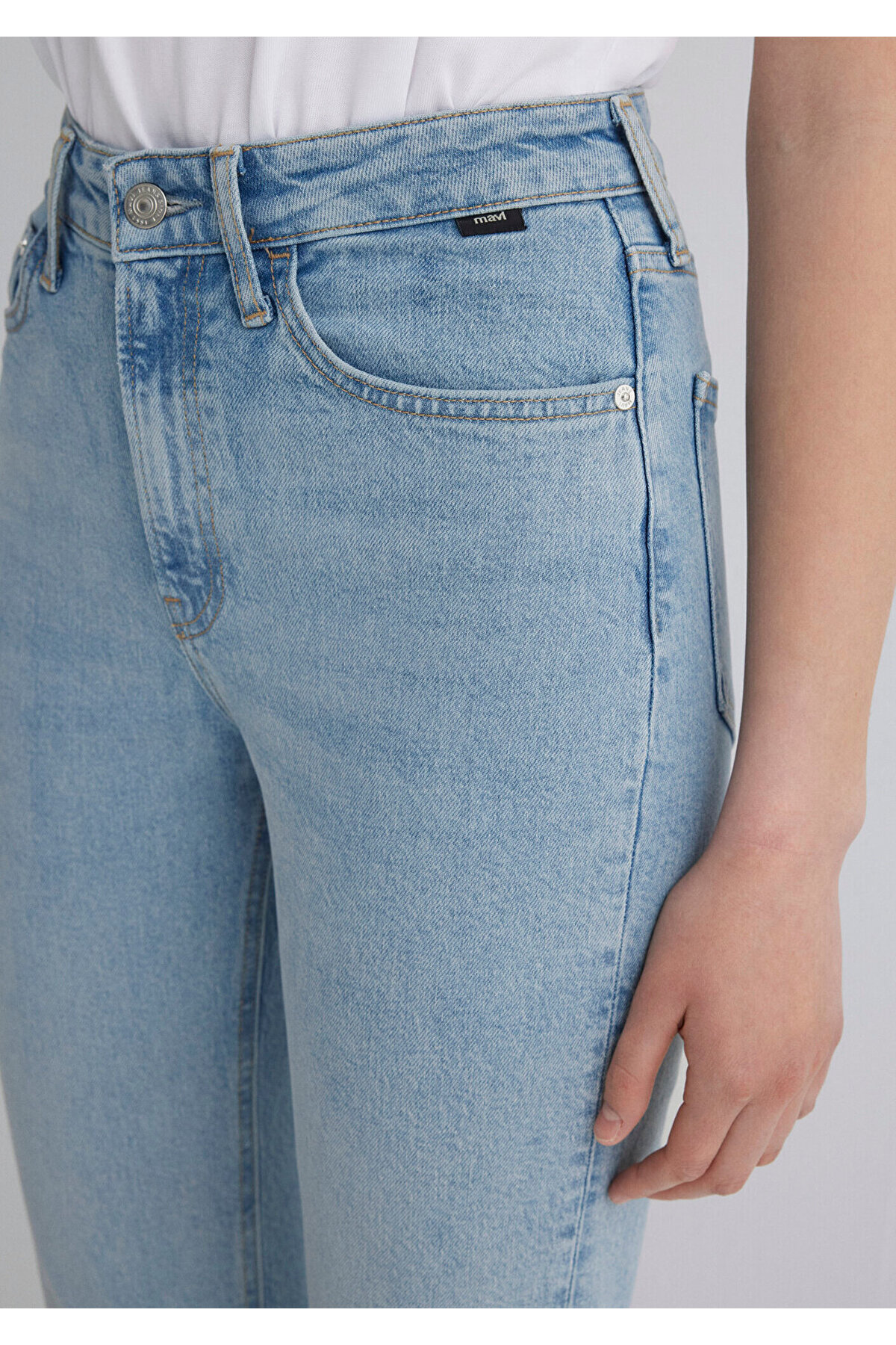 Mavi Star Classic Denim Buz Mavi Jean Pantolon 101077-87792 görsel 6