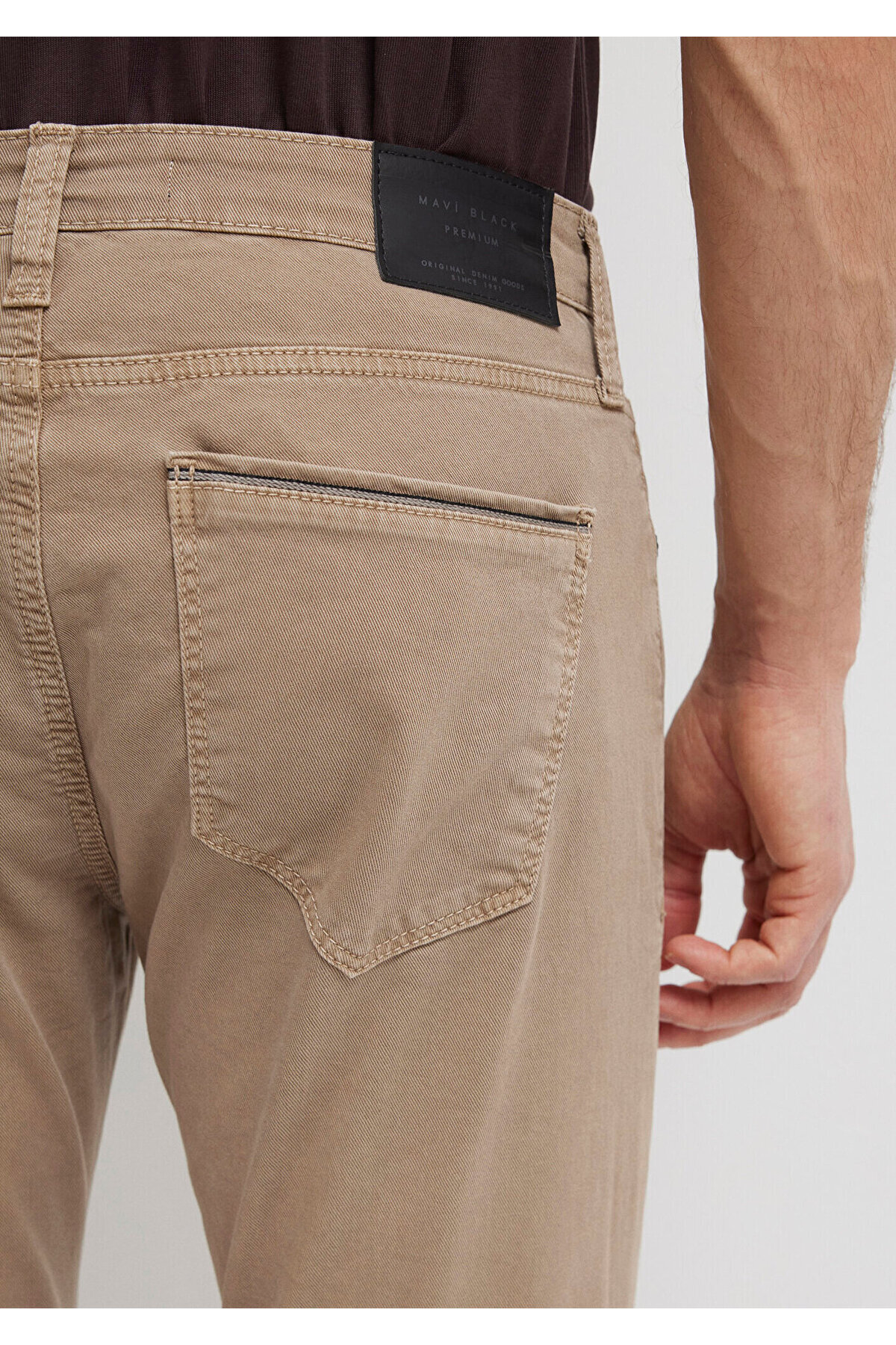 Mavi Jake Black Koyu Bej Gabardin Pantolon 0042281549 görsel 8