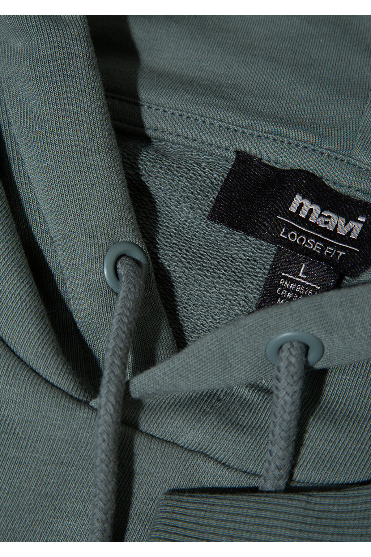 Mavi Logo Baskılı Kapüşonlu Yeşil Sweatshirt 0S10196-71577 görsel 8