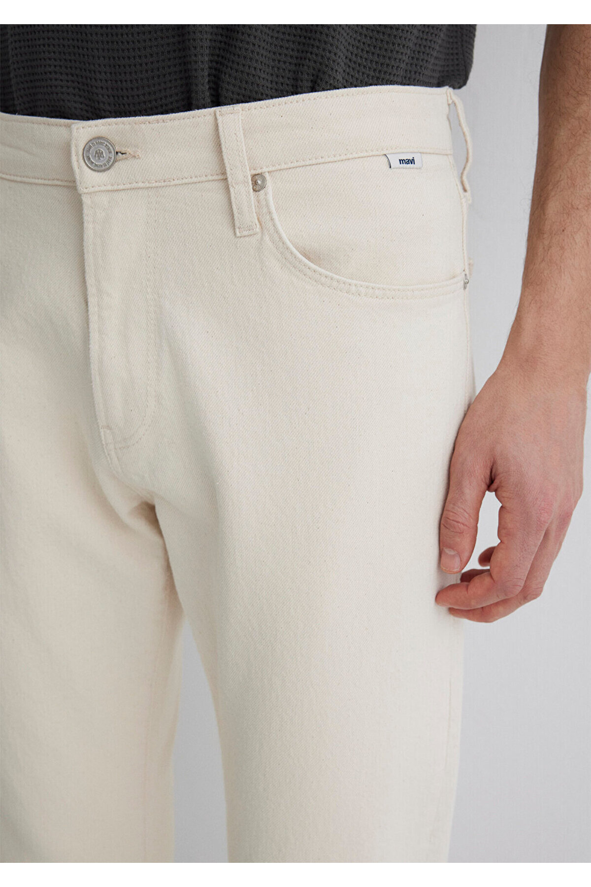 Mavi Milan Classic Denim Ekru Jean Pantolon 0081087654 görsel 5