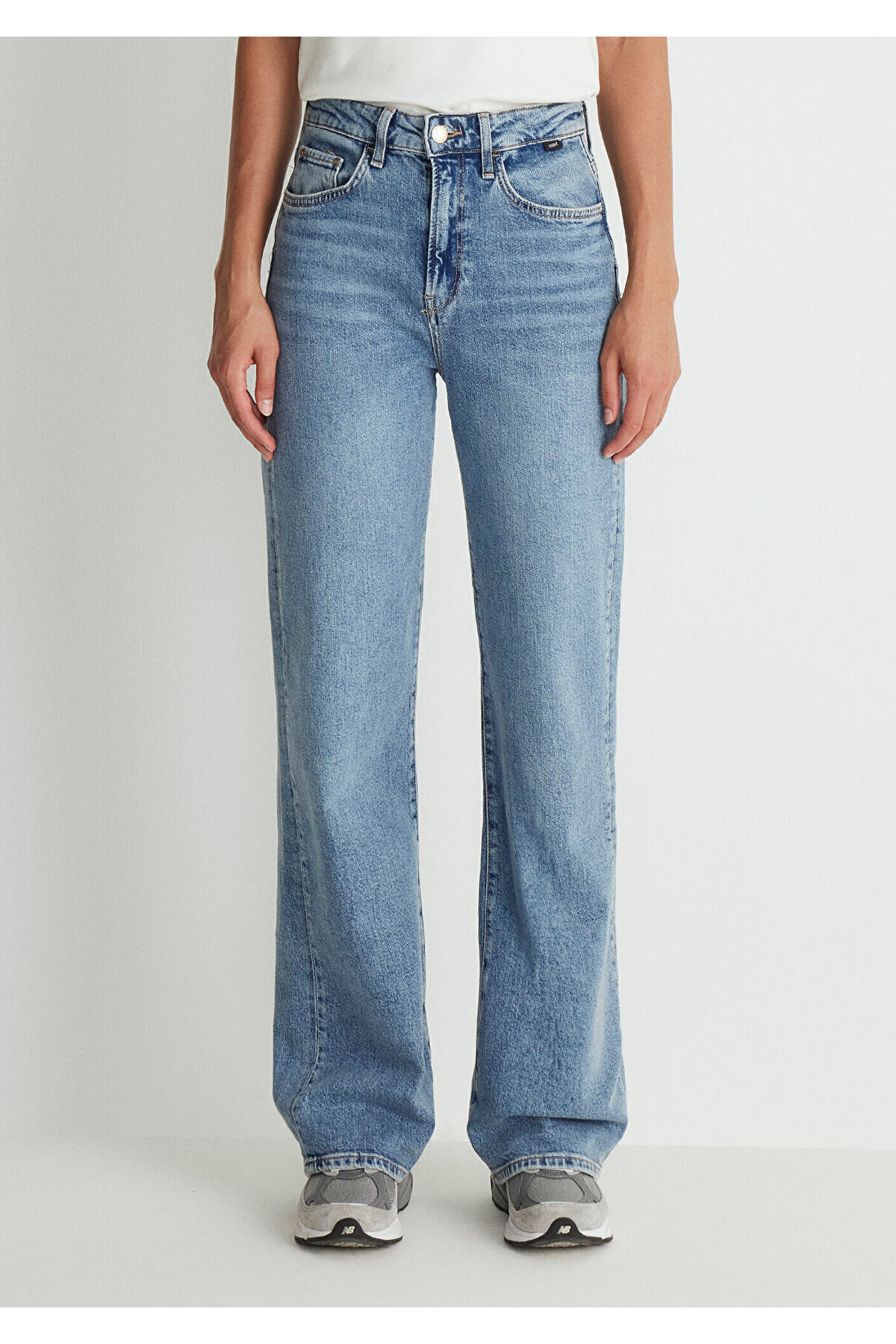 Mavi Victoria Premium Blue Puslu Açık Jean Pantolon 101072-88212 görsel 6
