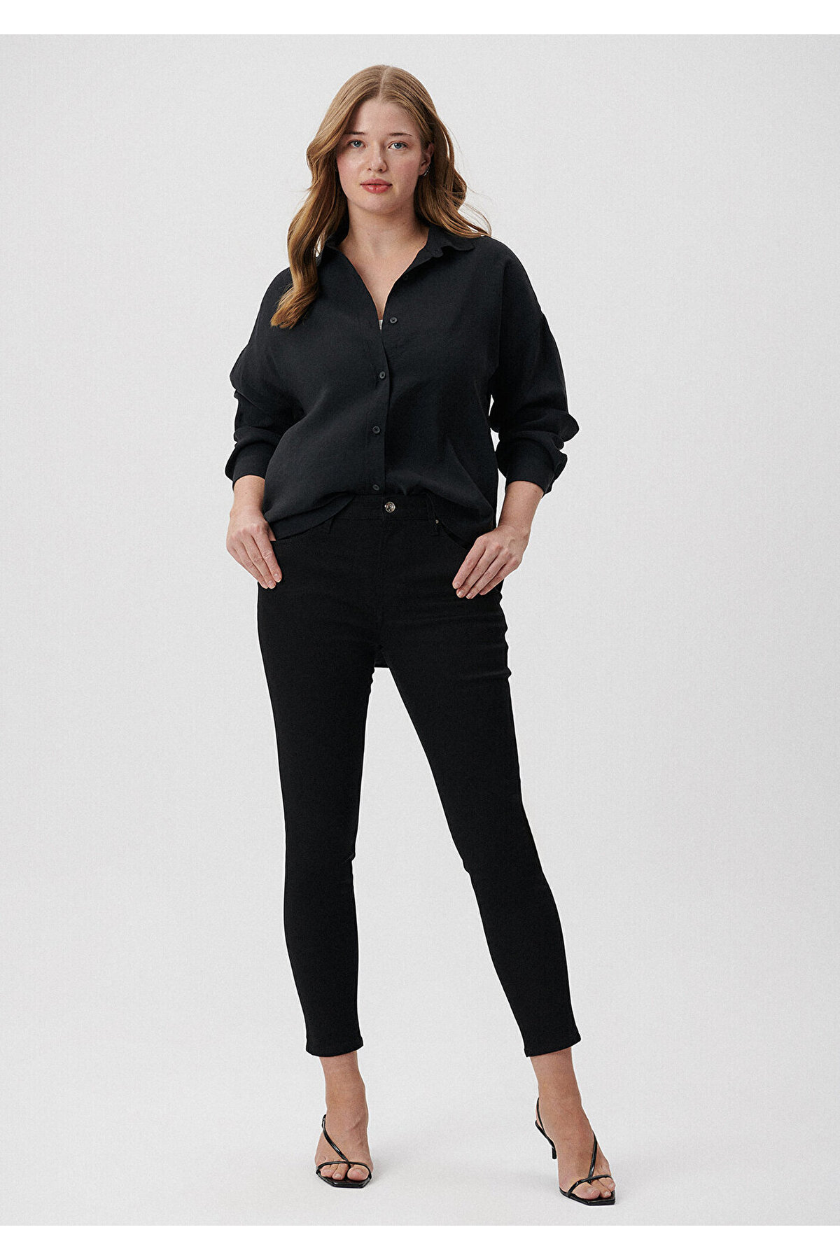 Mavi Marlie Everday Siyah Jean Pantolon 101339-85945 görsel 2