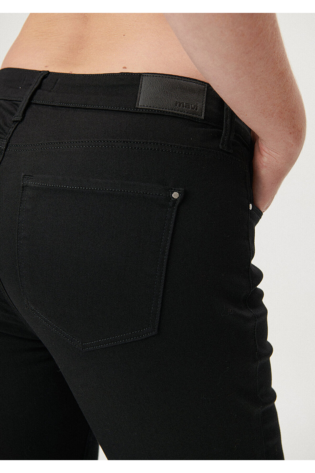 Mavi Marlie Everday Siyah Jean Pantolon 101339-85945 görsel 8