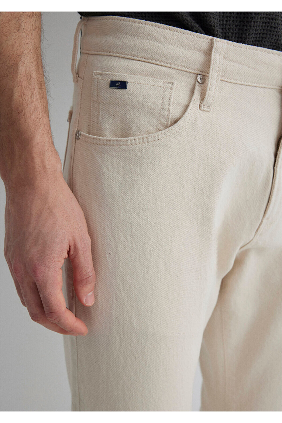 Mavi Milan Classic Denim Ekru Jean Pantolon 0081087654 görsel 6