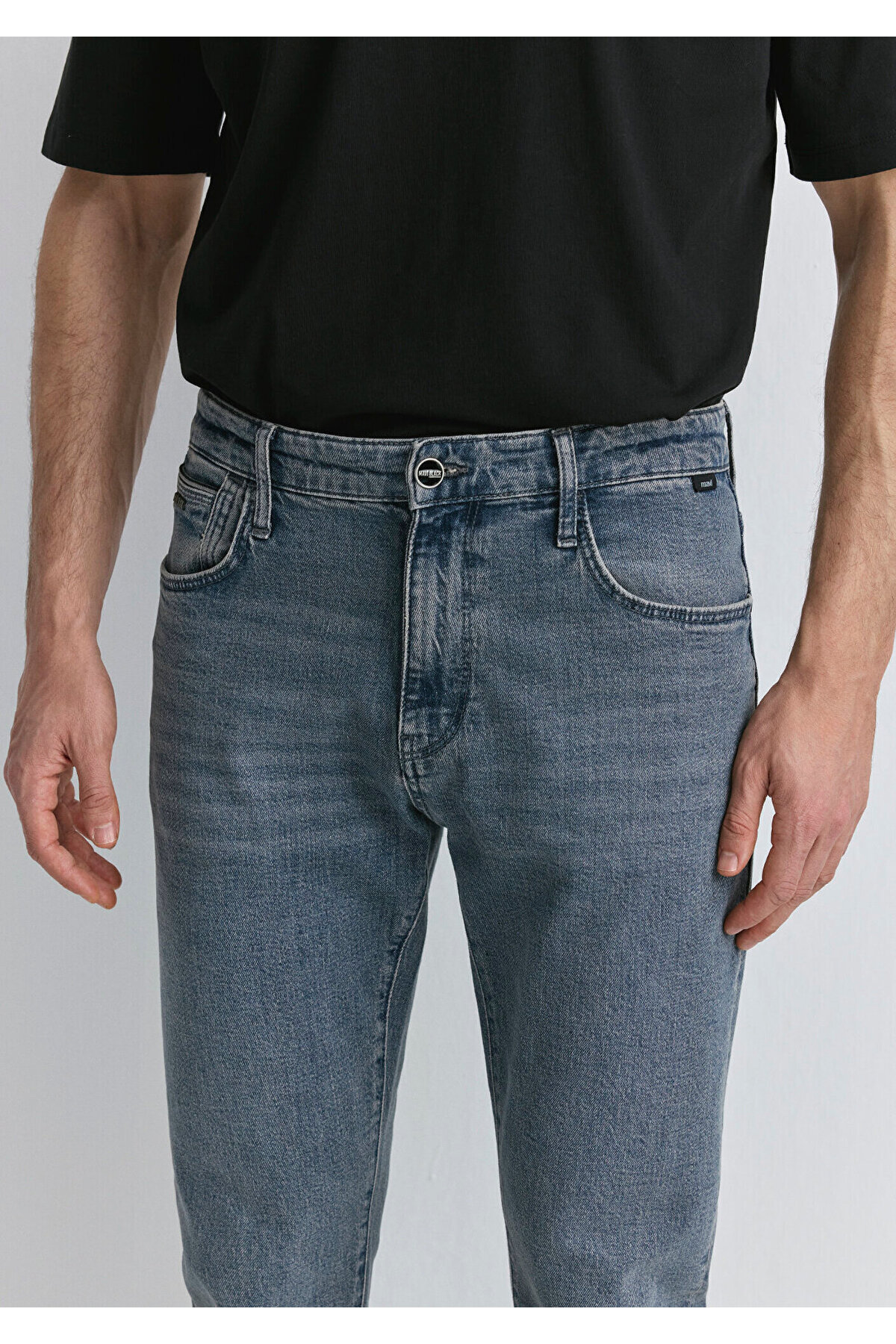 Mavi Milan Black Puslu Indigo Mavisi Jean Pantolon 0081089341 görsel 6