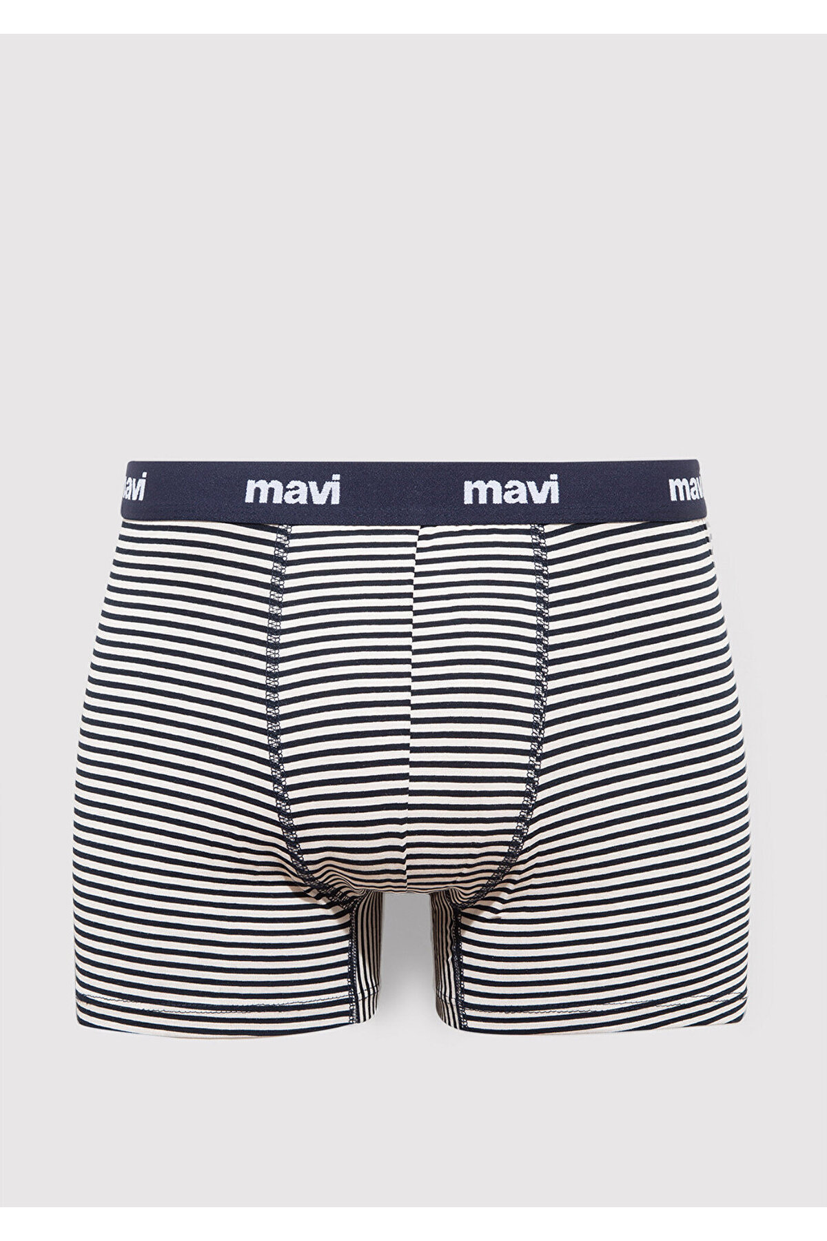 Mavi 3lü Baskılı Lacivert Boxer 0911505-70490 görsel 2