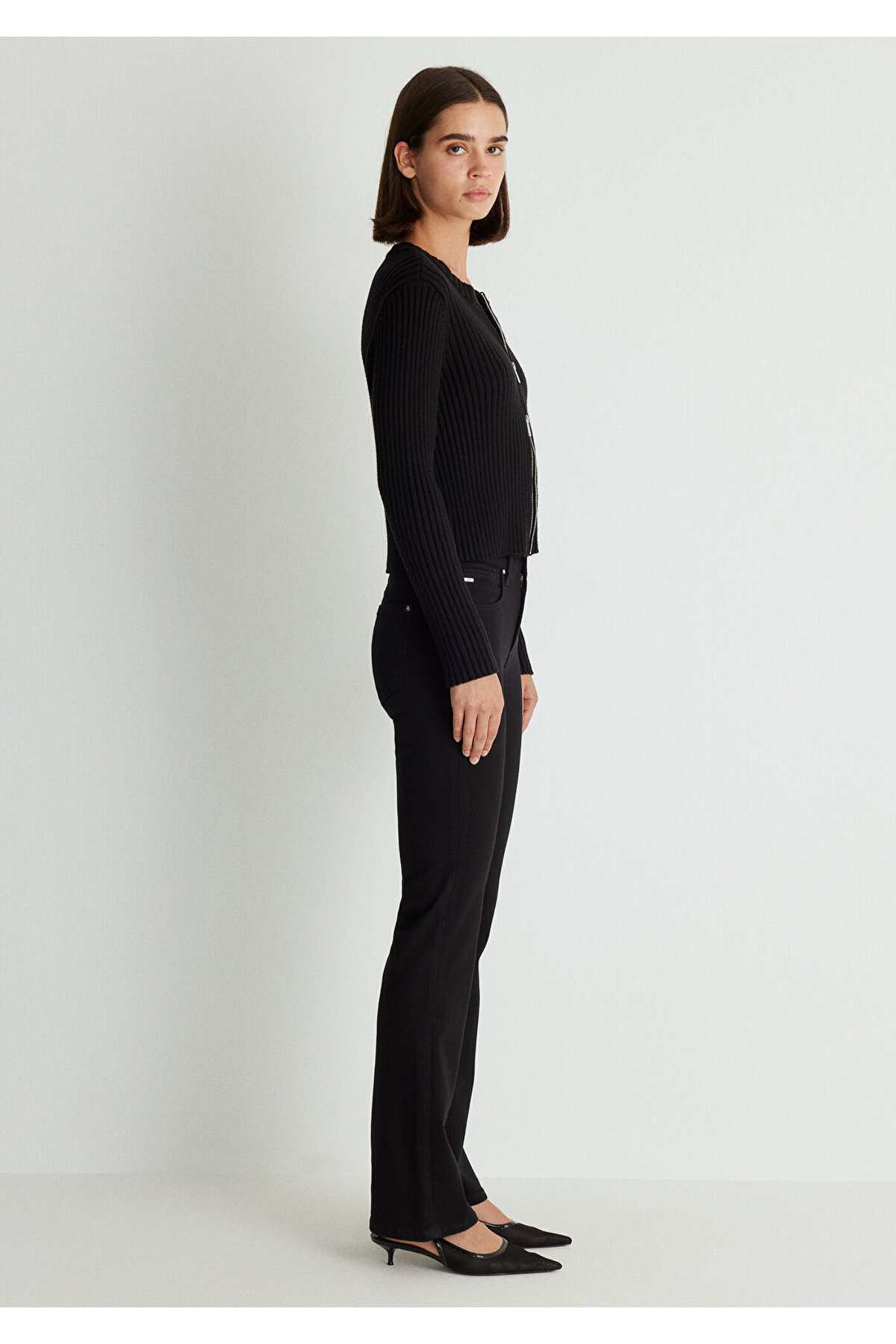 Mavi Maria Gold Shape Siyah Jean Pantolon 101225-80710 görsel 6