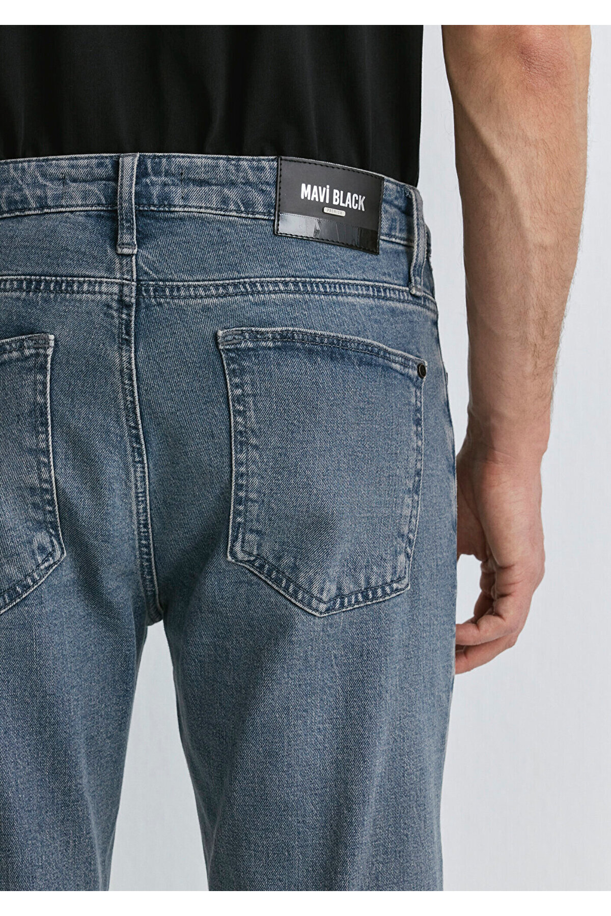 Mavi Milan Black Puslu Indigo Mavisi Jean Pantolon 0081089341 görsel 8