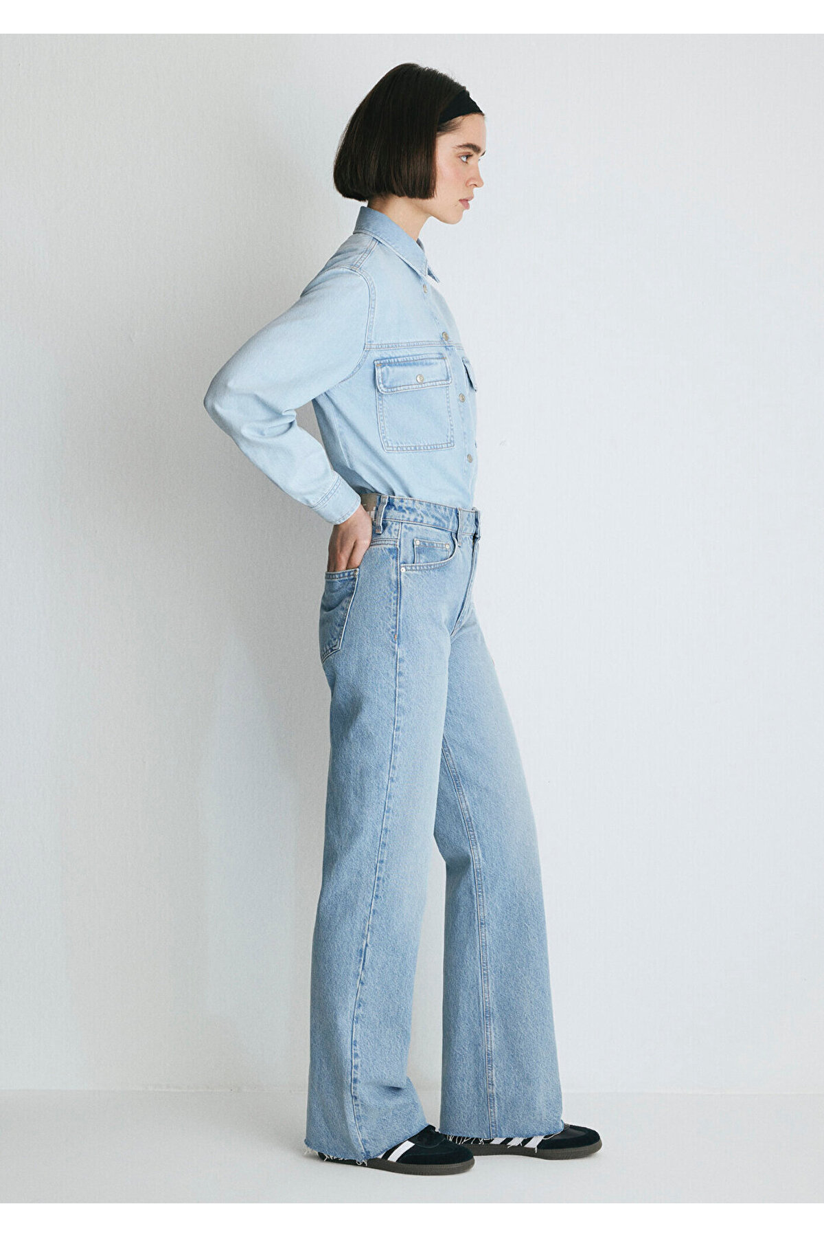 Mavi Victoria Real Blue Gölgeli Açık Jean Pantolon 101072-34111 görsel 6