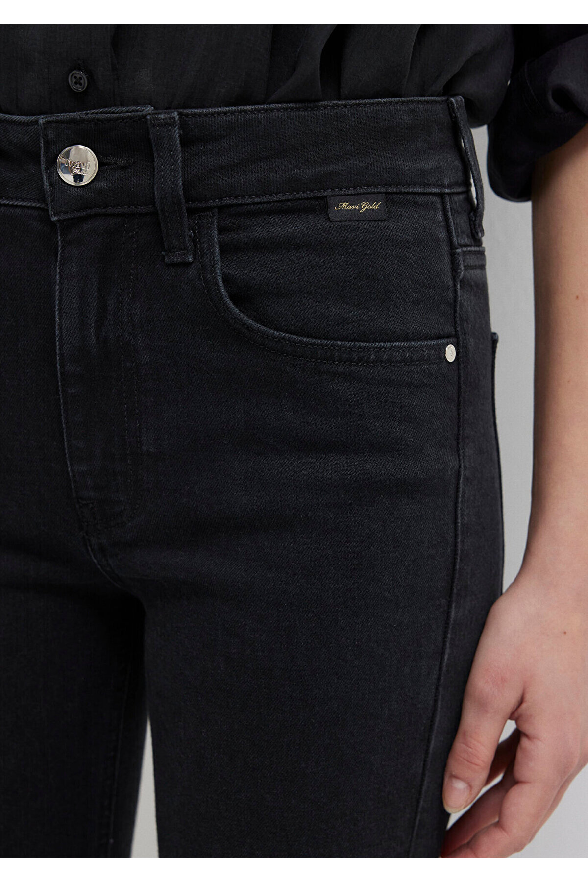 Mavi Maria Gold Premium Gri Smoke Jean Pantolon 101225-80998 görsel 6