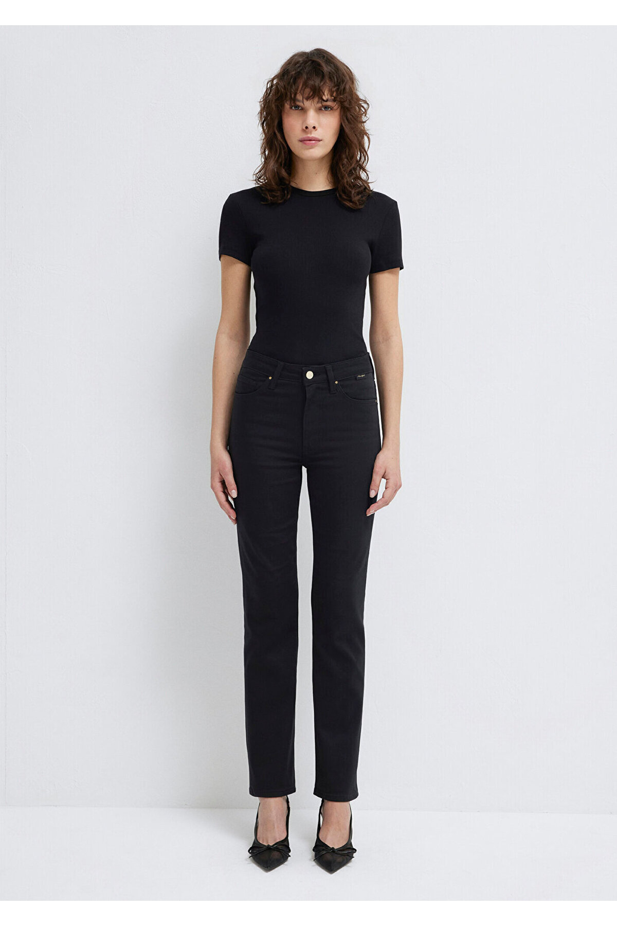 Mavi Kendra Gold Shape Siyah Jean Pantolon 1074622002 görsel 3