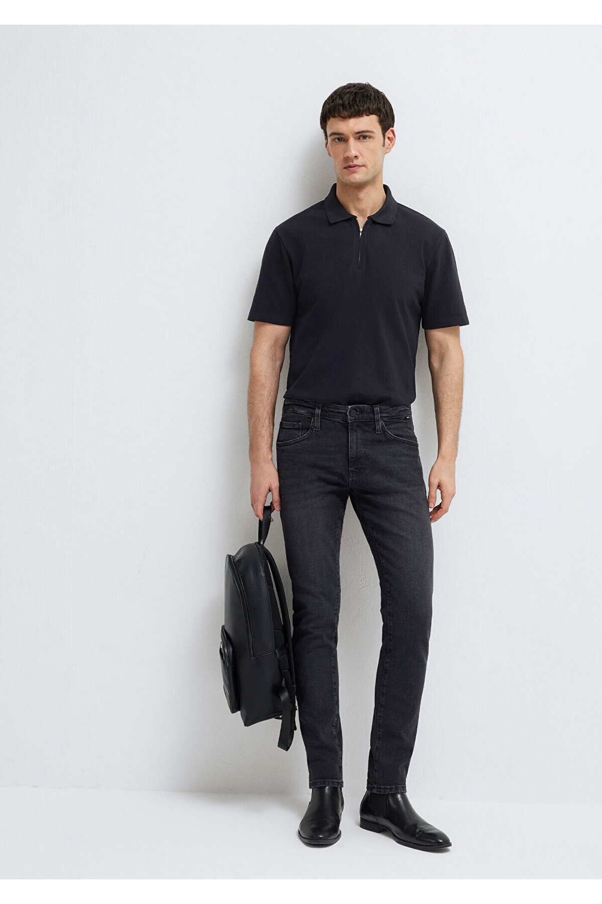 Mavi KVNÇ Black Duman Gri Smoke Jean Pantolon 001070-34804 görsel 2