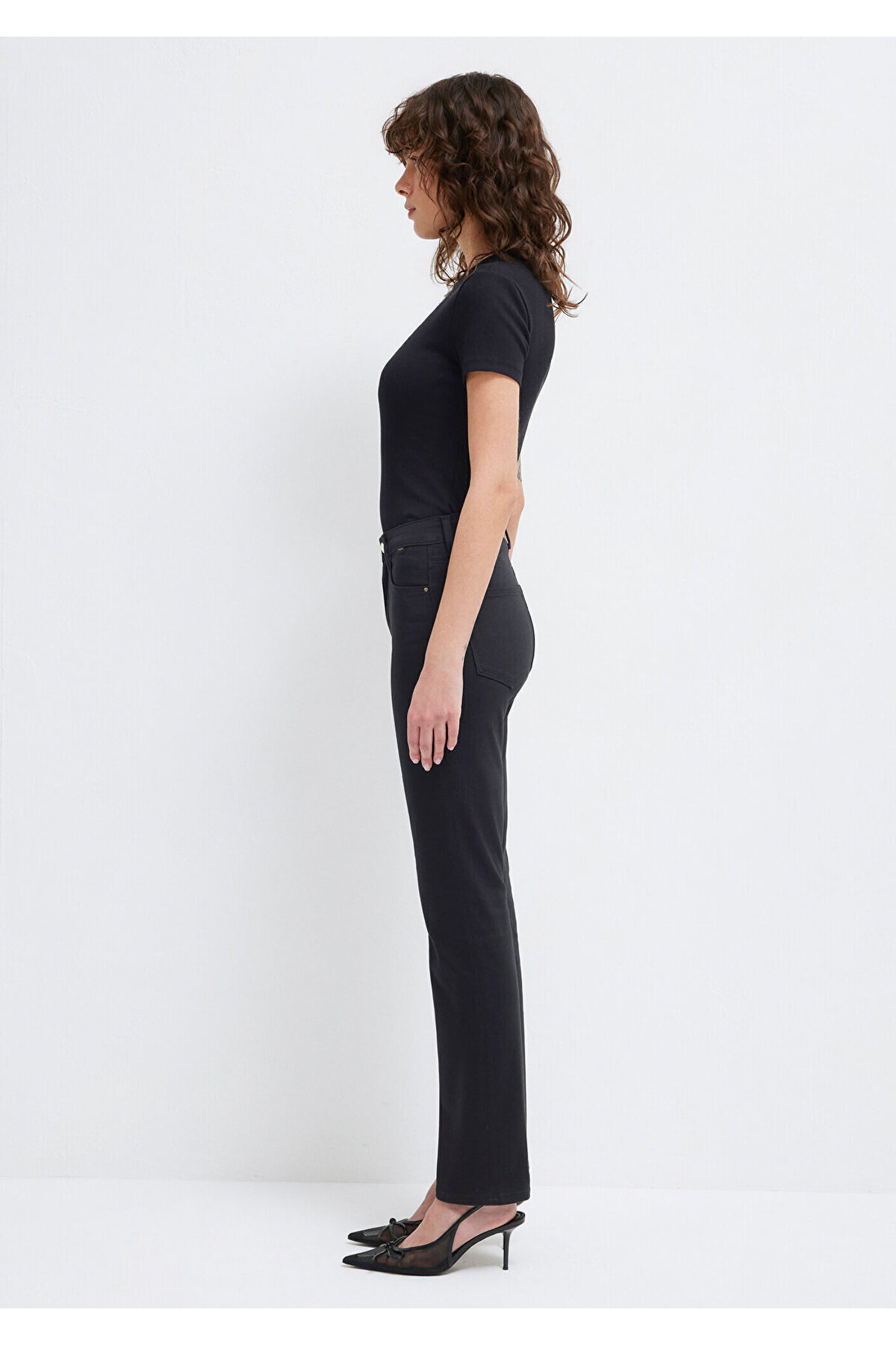 Mavi Kendra Gold Shape Siyah Jean Pantolon 1074622002 görsel 4