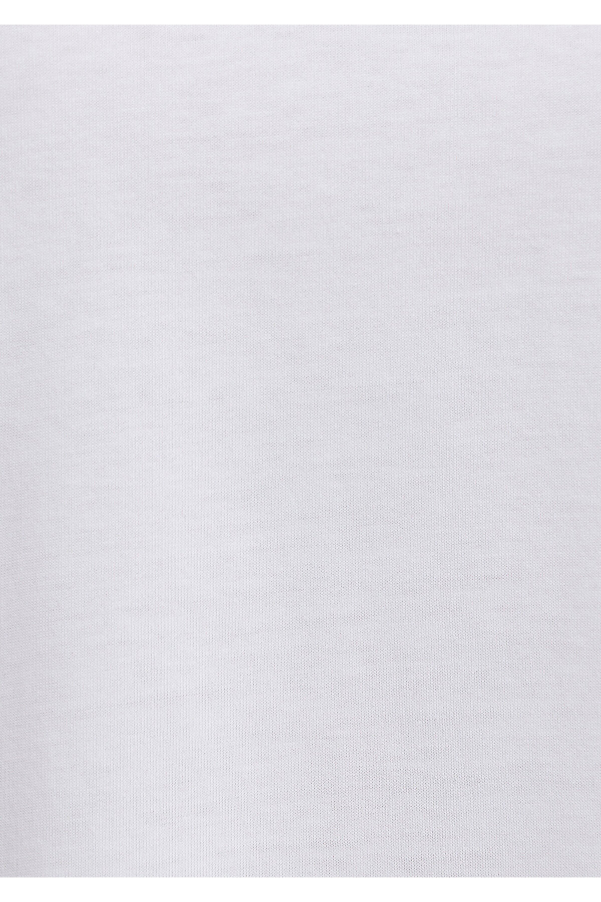 Mavi V Yaka Beyaz Basic Tişört Regular Fit / Normal Kesim 166248-620 görsel 7