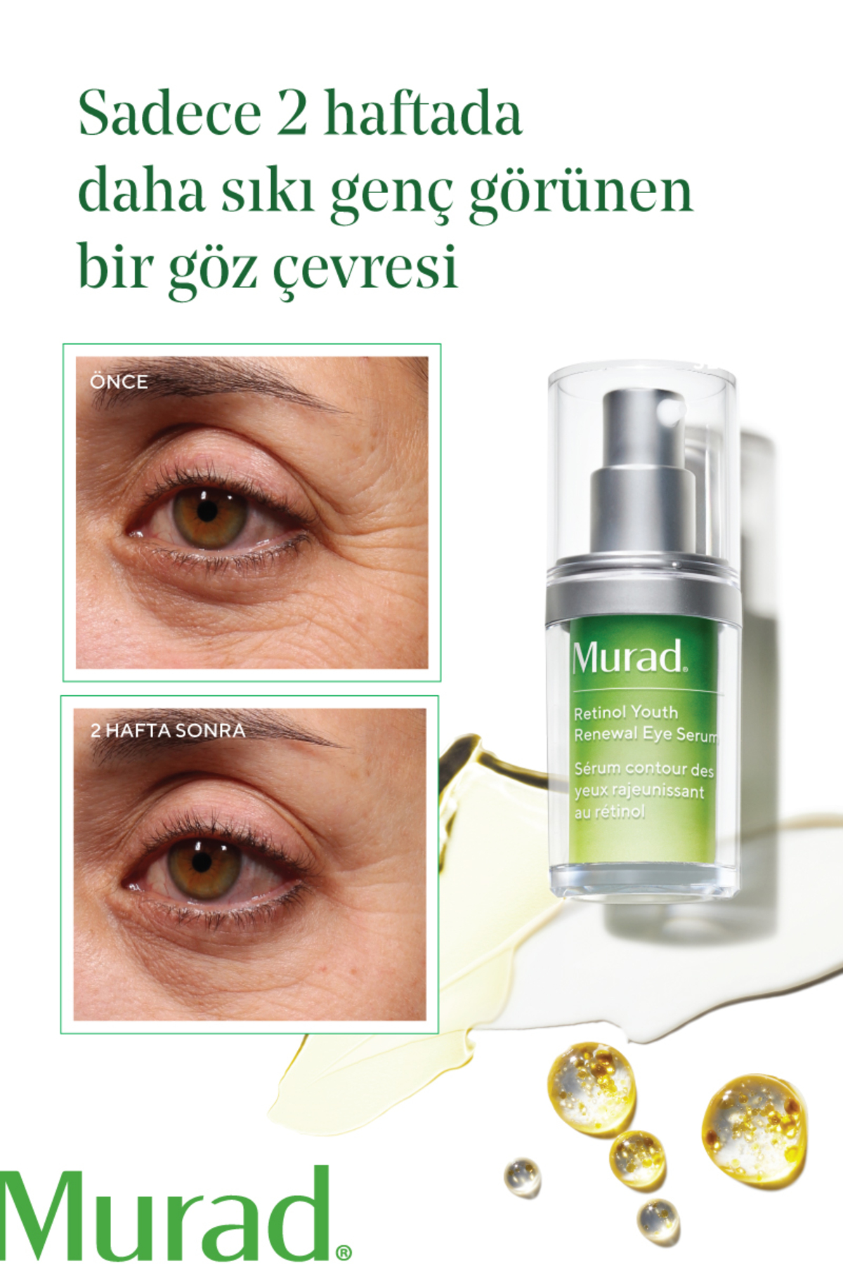 Serum - Resurgence Tri-Active Retinol Teknolojili Kırışıklık Karşıtı ve Sıkılaştırıcı Göz Serumu 15 ml — MR.06.PER.021 — تصویر 6 از 6