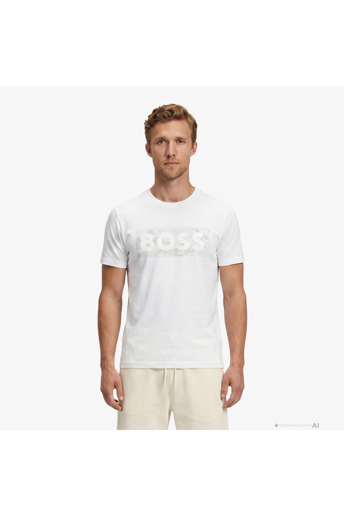 تیشرتمردانهBOSSسفید