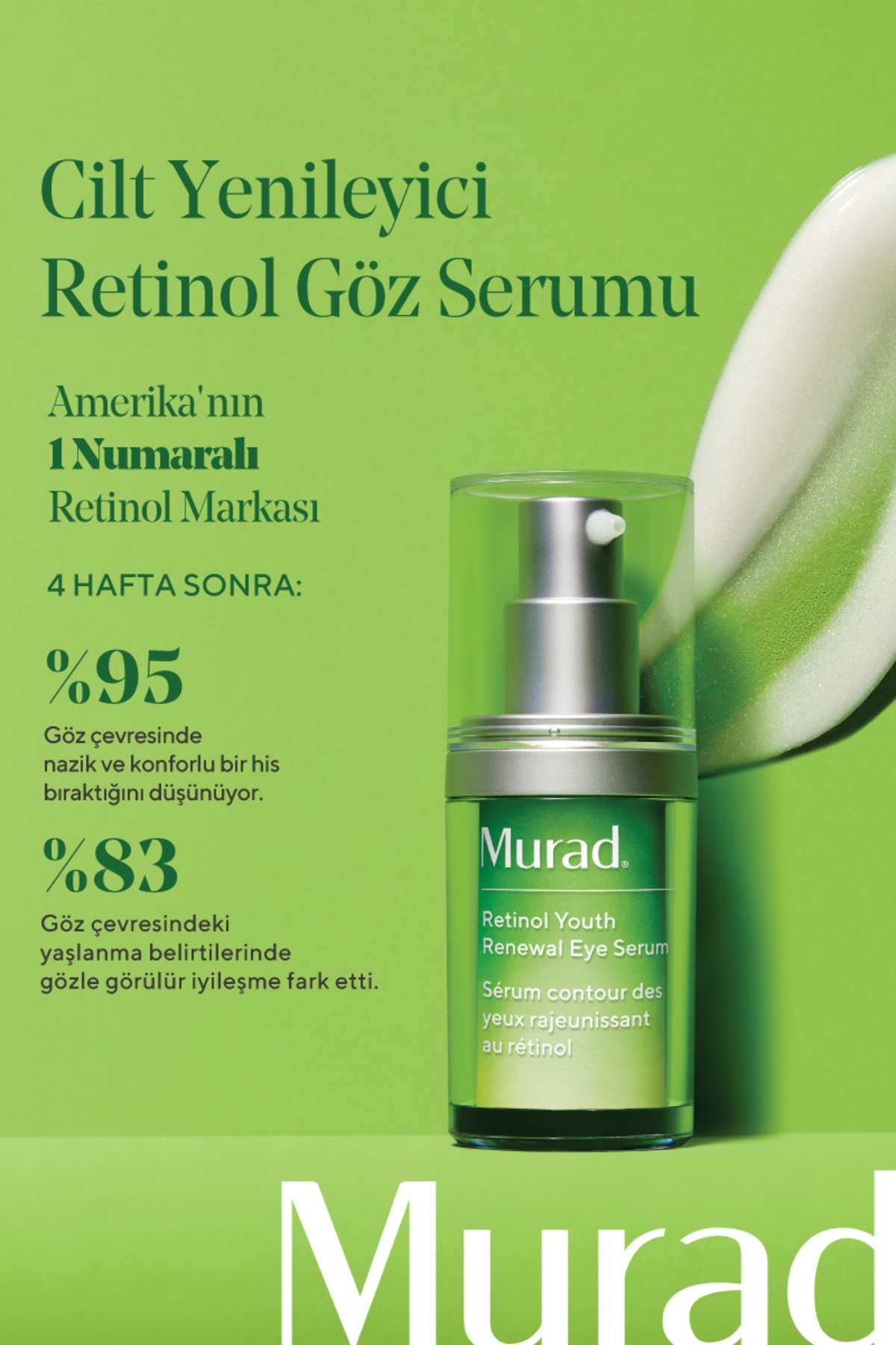 Serum - Resurgence Tri-Active Retinol Teknolojili Kırışıklık Karşıtı ve Sıkılaştırıcı Göz Serumu 15 ml — MR.06.PER.021 — تصویر 4 از 6