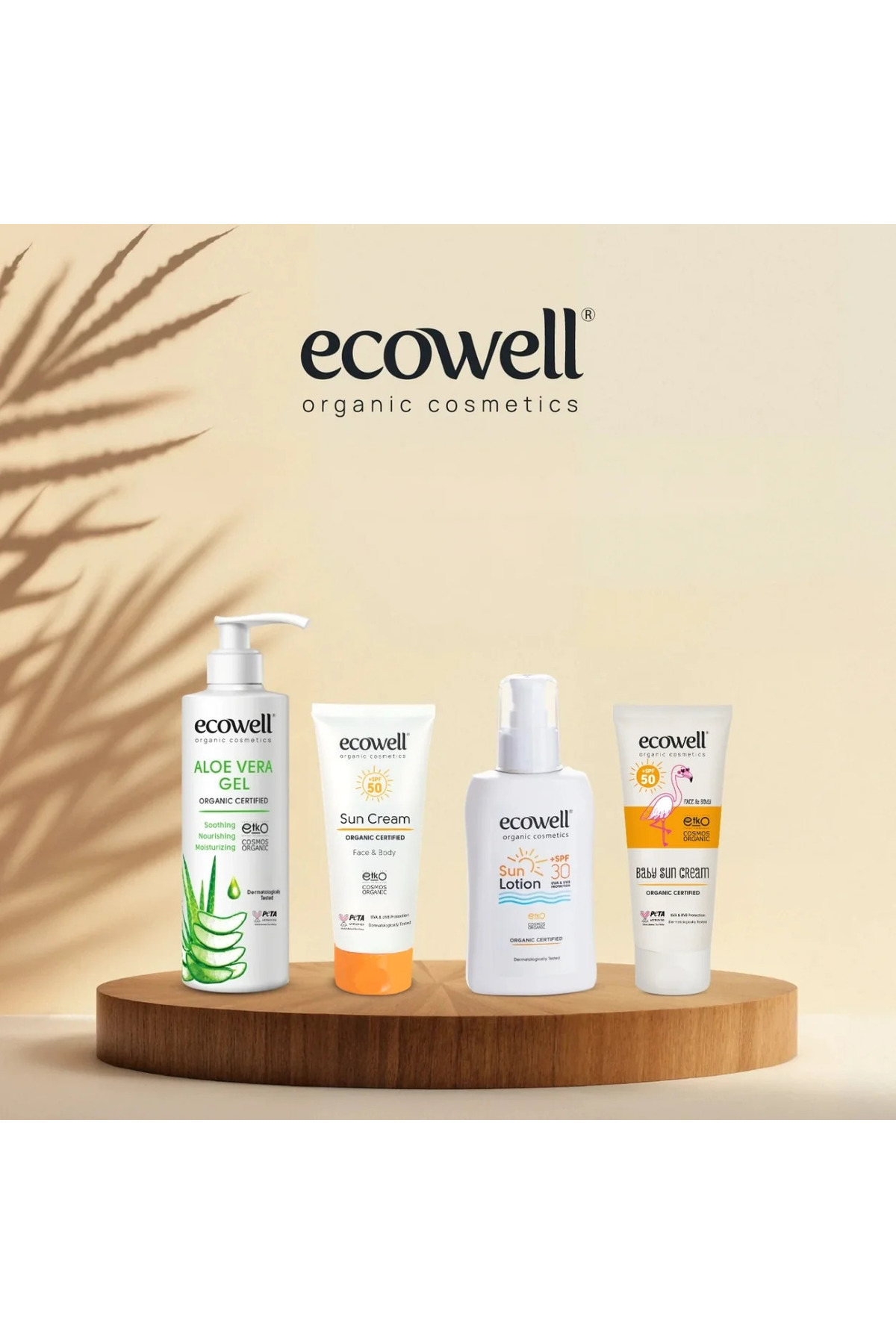 Organik Güneş Losyonu, 30 Spf, Vegan Sertifikalı, Mineral Filtre Yüz Ve Vücut, Uva Uvb Koruma 150 ml — K-ECO-3453 — تصویر 4 از 4