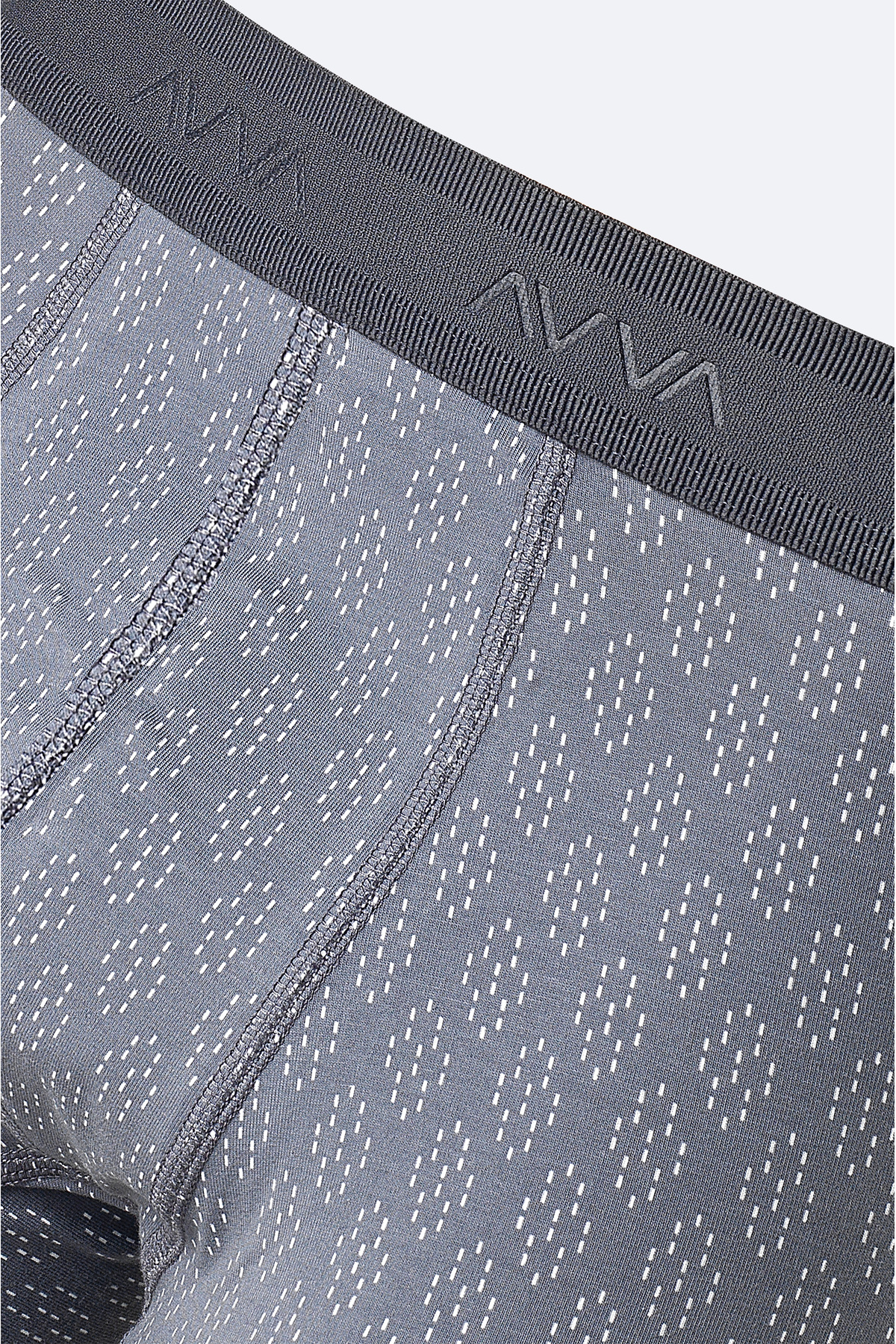 Avva Erkek Gri Desenli Tekli Regular Fit Boxer A61Y9505 görsel 3