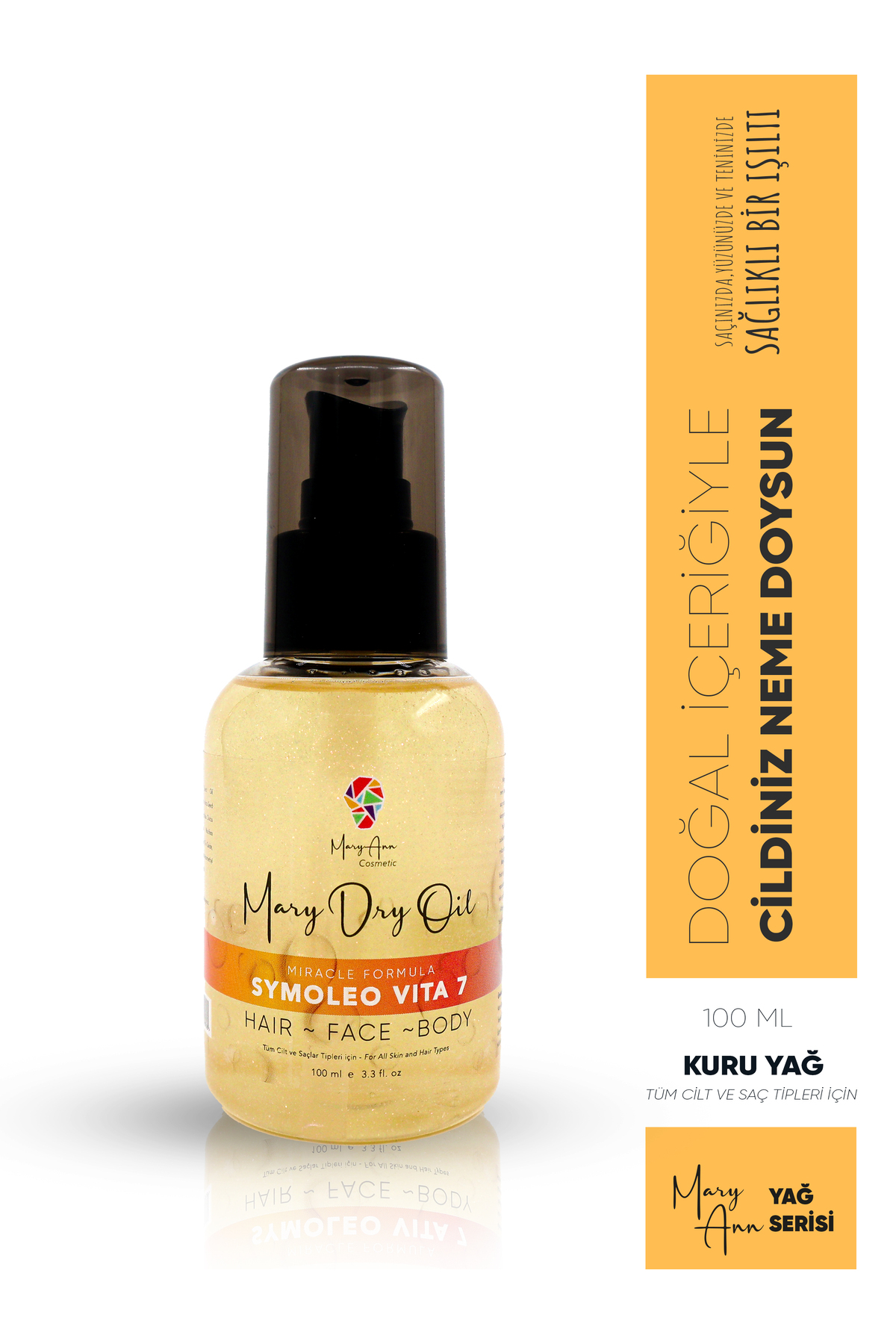روغن خشک مرطوب کننده مری Symoleo Vita 7، 100 میلی لیتر — DRY OIL-01 — تصویر 3 از 9