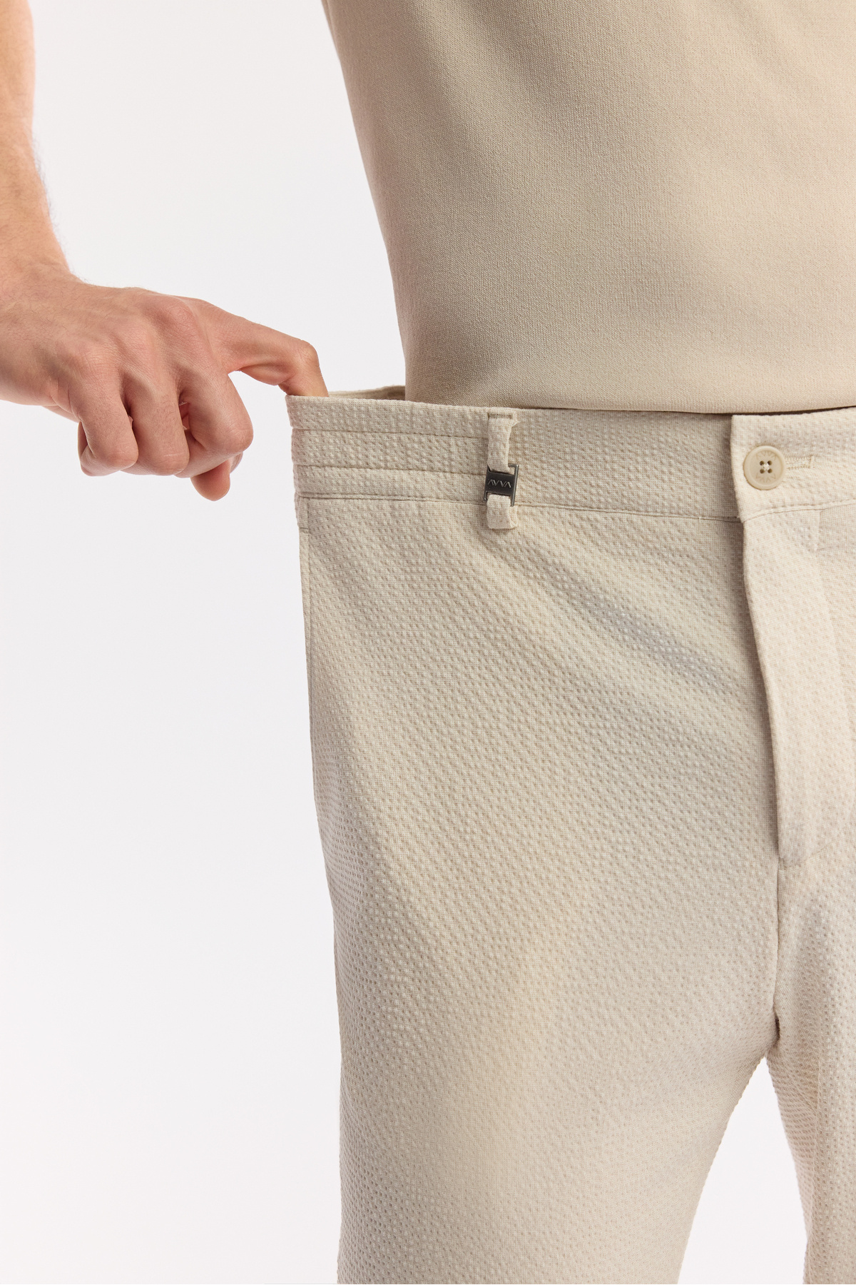 Avva Erkek Taş Yan Cepli Bi-Stretch Comfort Slim Fit Pantolon A51Y3206 görsel 5