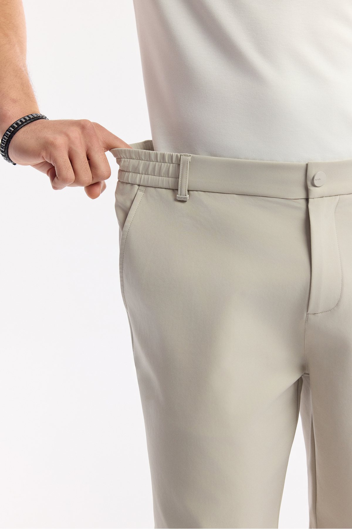 Avva Erkek Taş Beli Lastikli Bi-Stretch Teknik Kumaş Relaxed Fit Şort A51Y3712 görsel 5