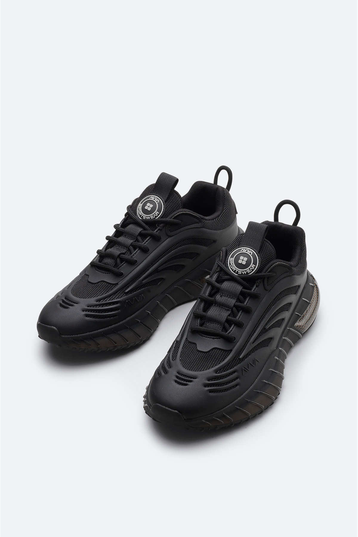 Avva Erkek Siyah Nefes Alan Hafif Sneaker Ayakkabı A51Y8010 görsel 2