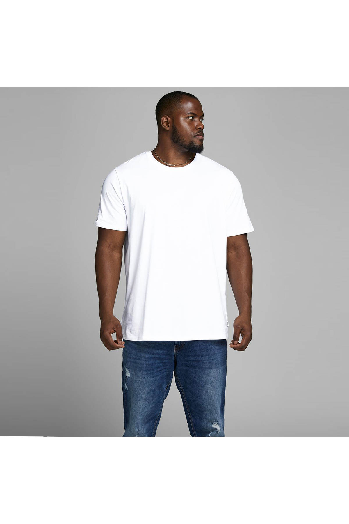 تی‌شرت سفید مردانه ارگانیک بیسیک (۱۲۱۵۸۴۸۲-W) جک اند جونز تی شرت Jack & Jones